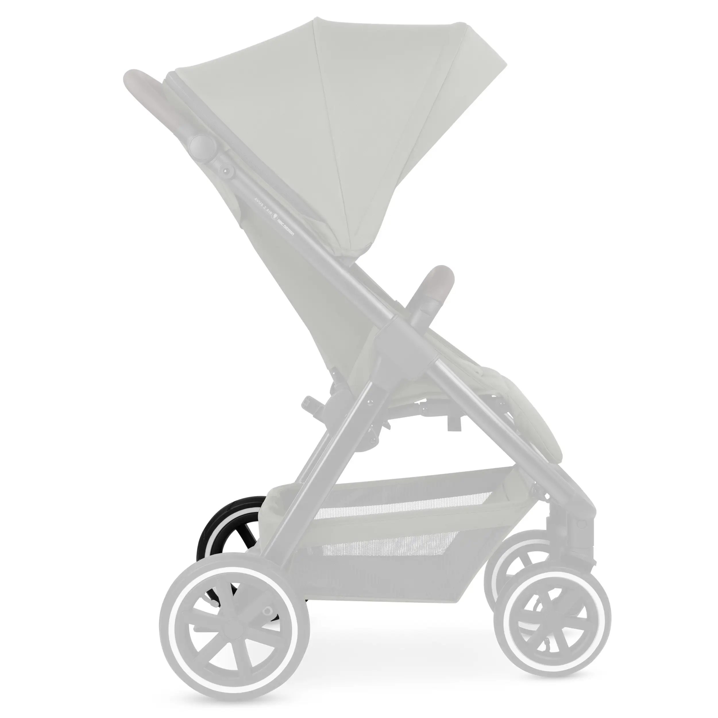 Roue arrière pour Avus 2 Air / Avus Air - roues gonflables Black / White Wall