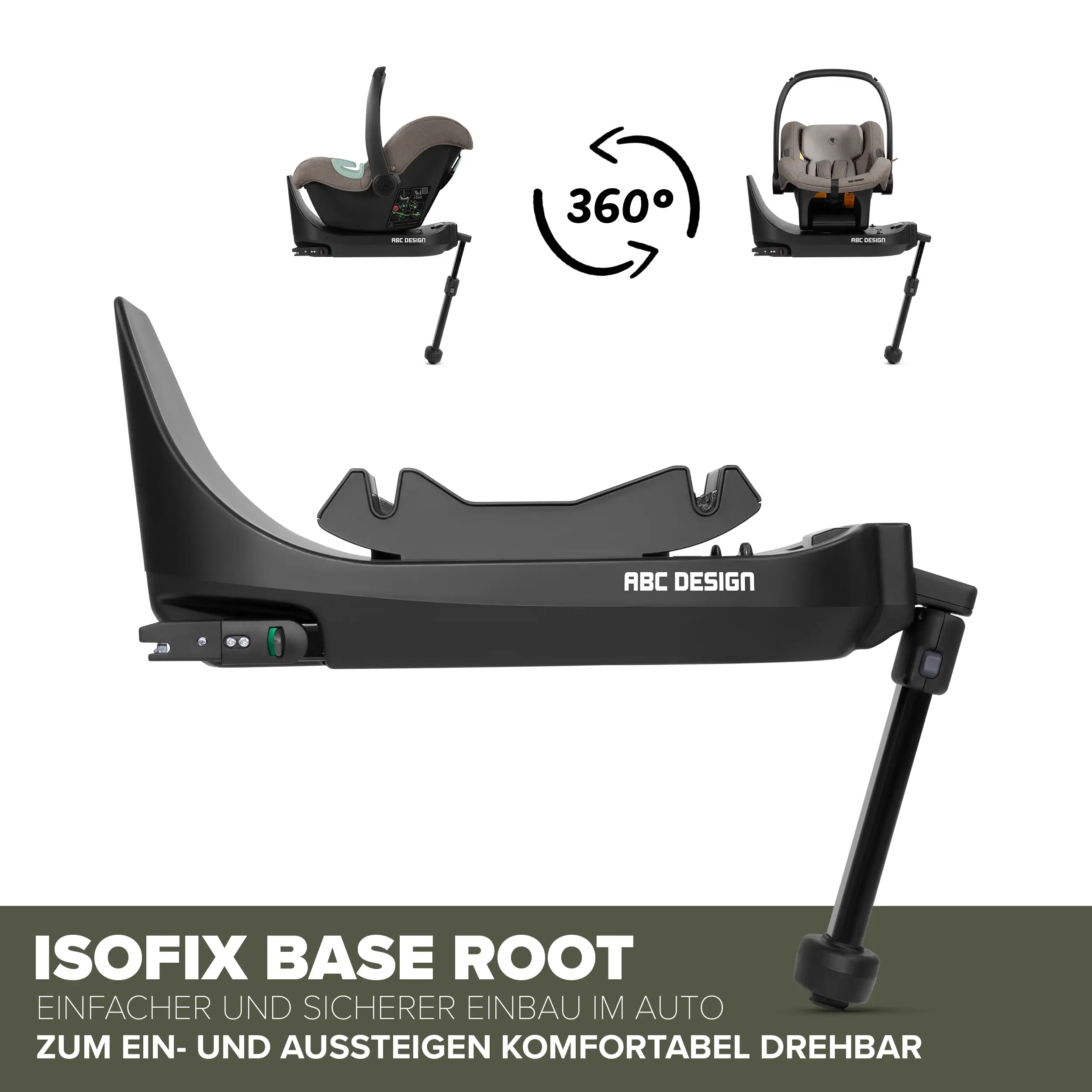 Ensemble poussette 4 en 1 Sierra avec base Isofix - Pea