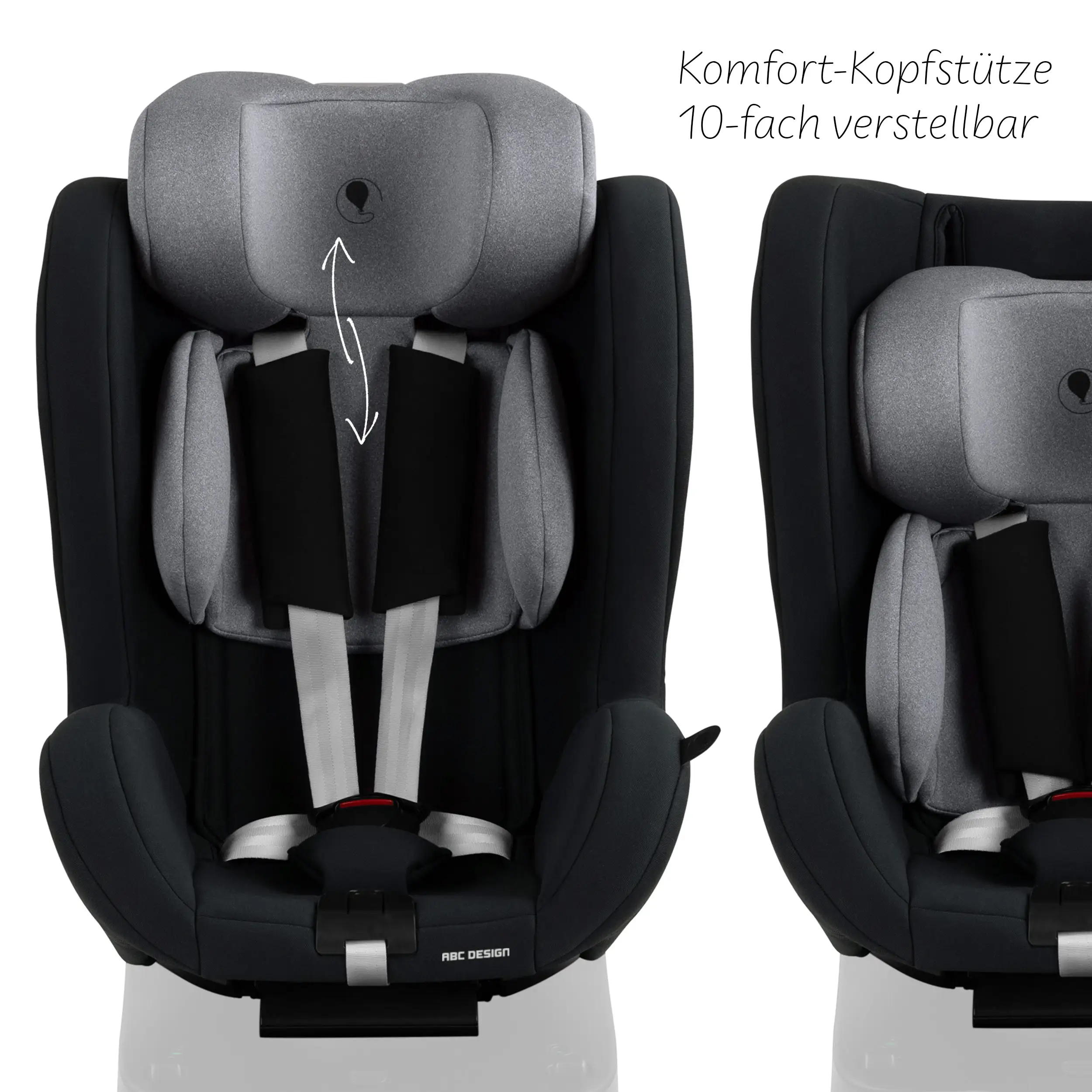 Siège auto Lily i-Size avec base ISOFIX rotative Root incluse - Graphite