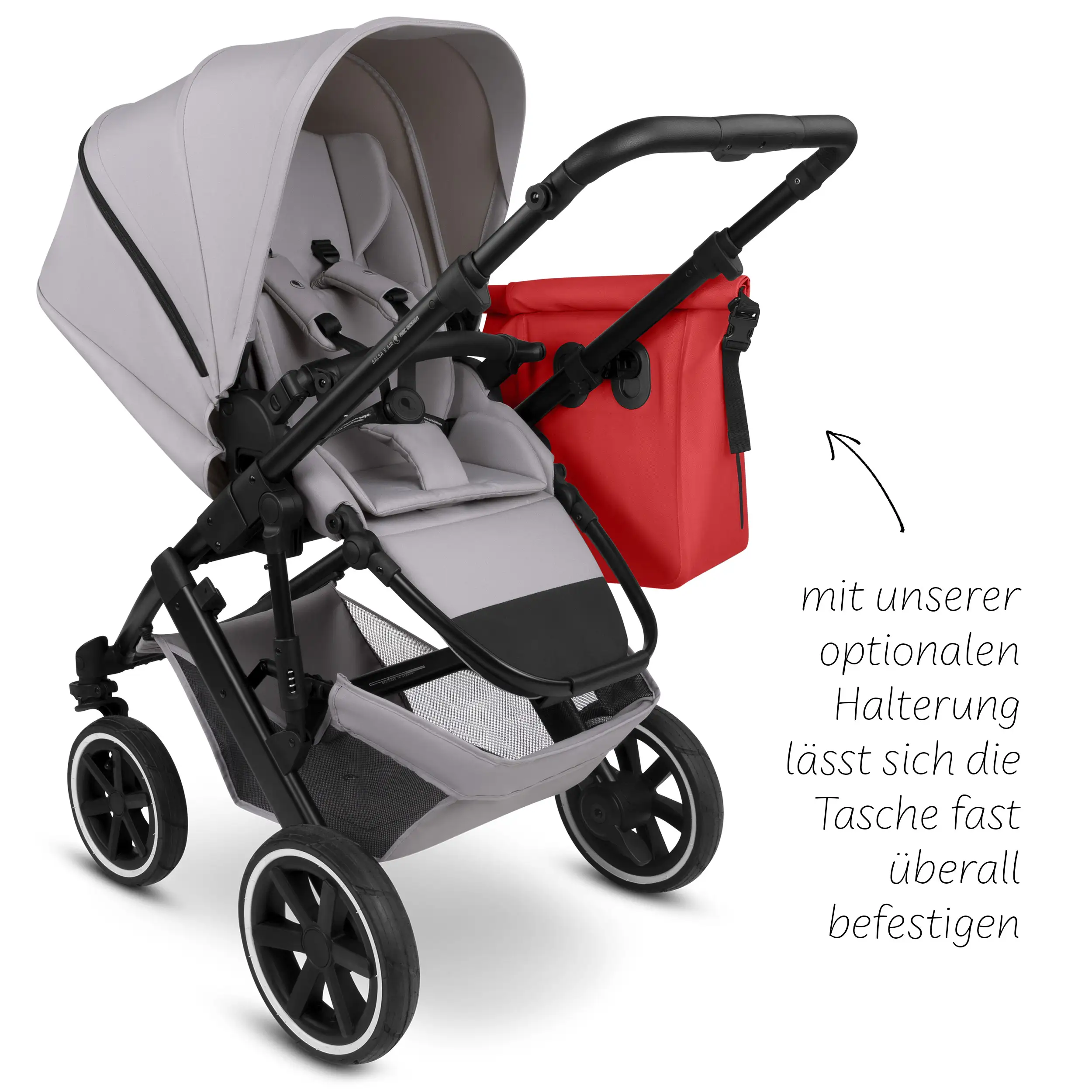 Sacoche de selle Sion 20L pour poussette remorque à vélo & quotidien - Mango