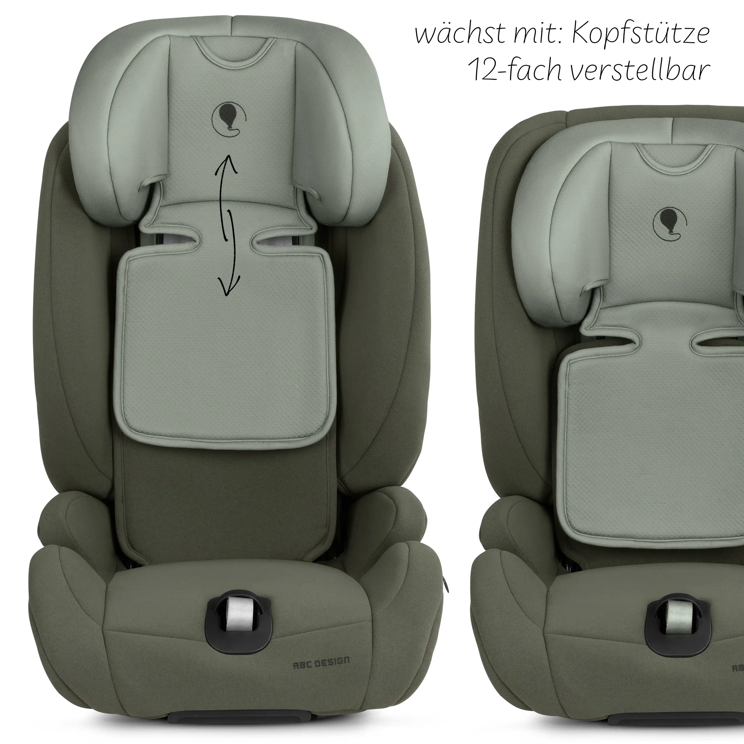 Siège auto Aspen 2 Fix i-Size (de 15 mois à 12 ans) - Sage