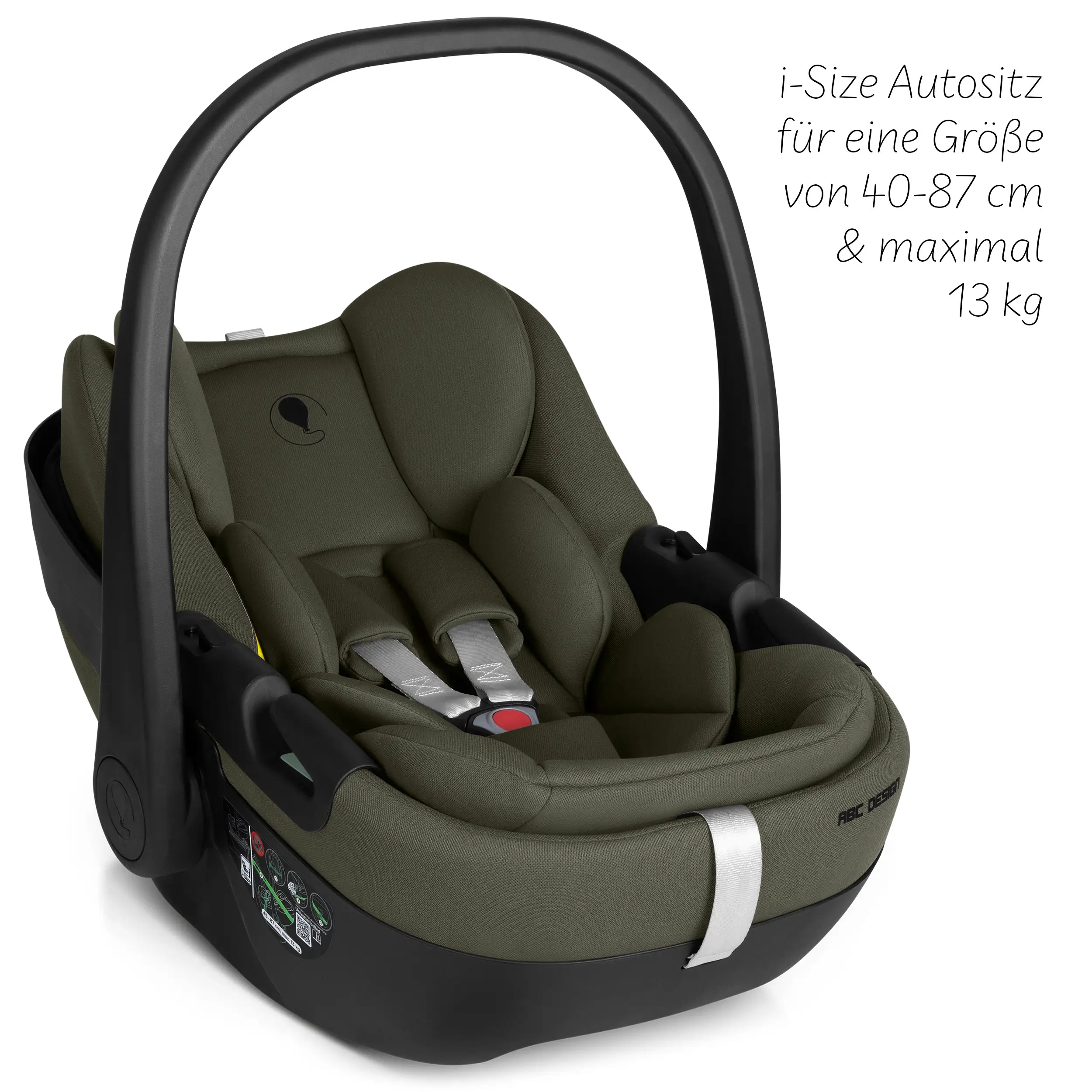 Coque auto inclinable Calla i-Size - Olive