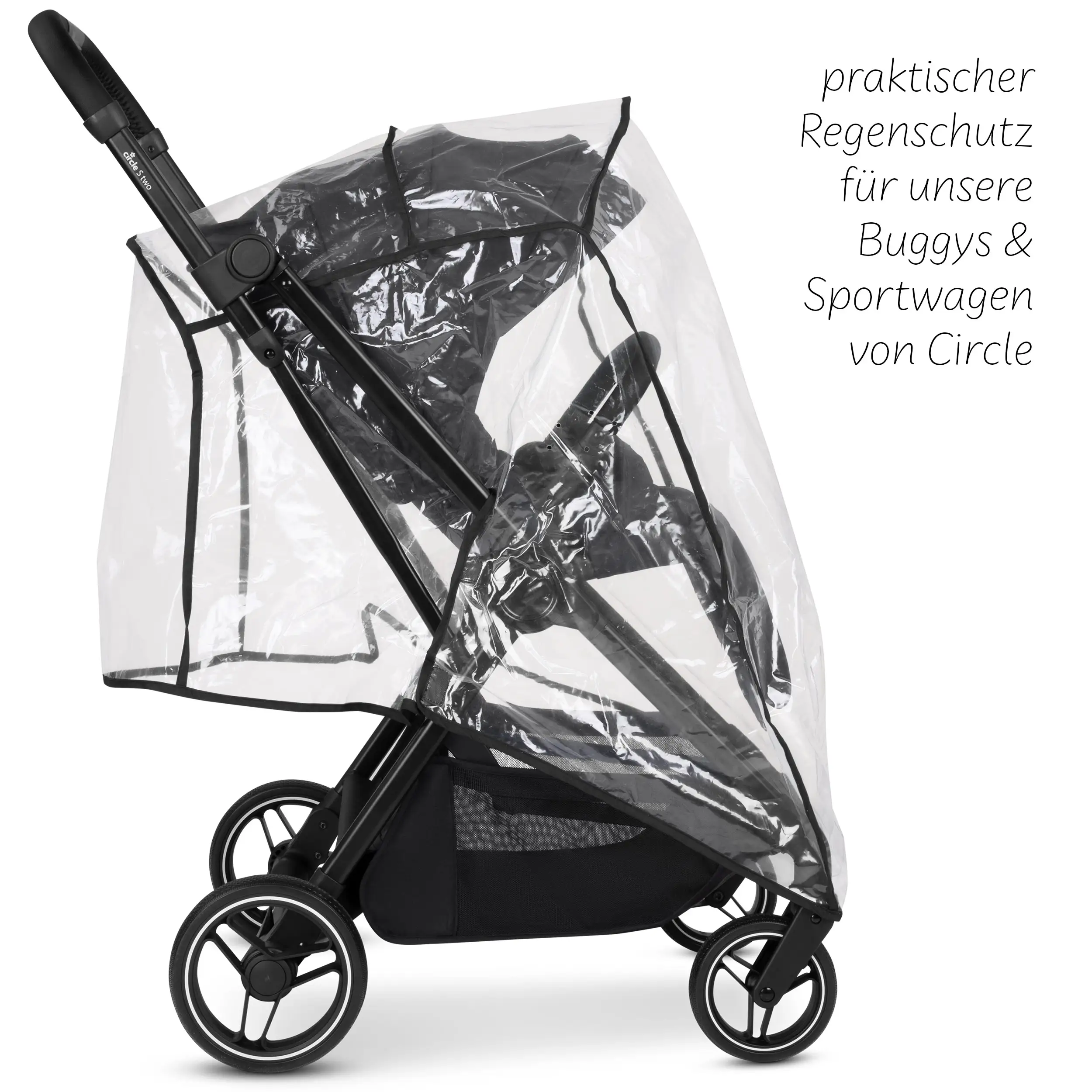 Kit d'accessoires pour poussette - Housse de pluie et moustiquaire