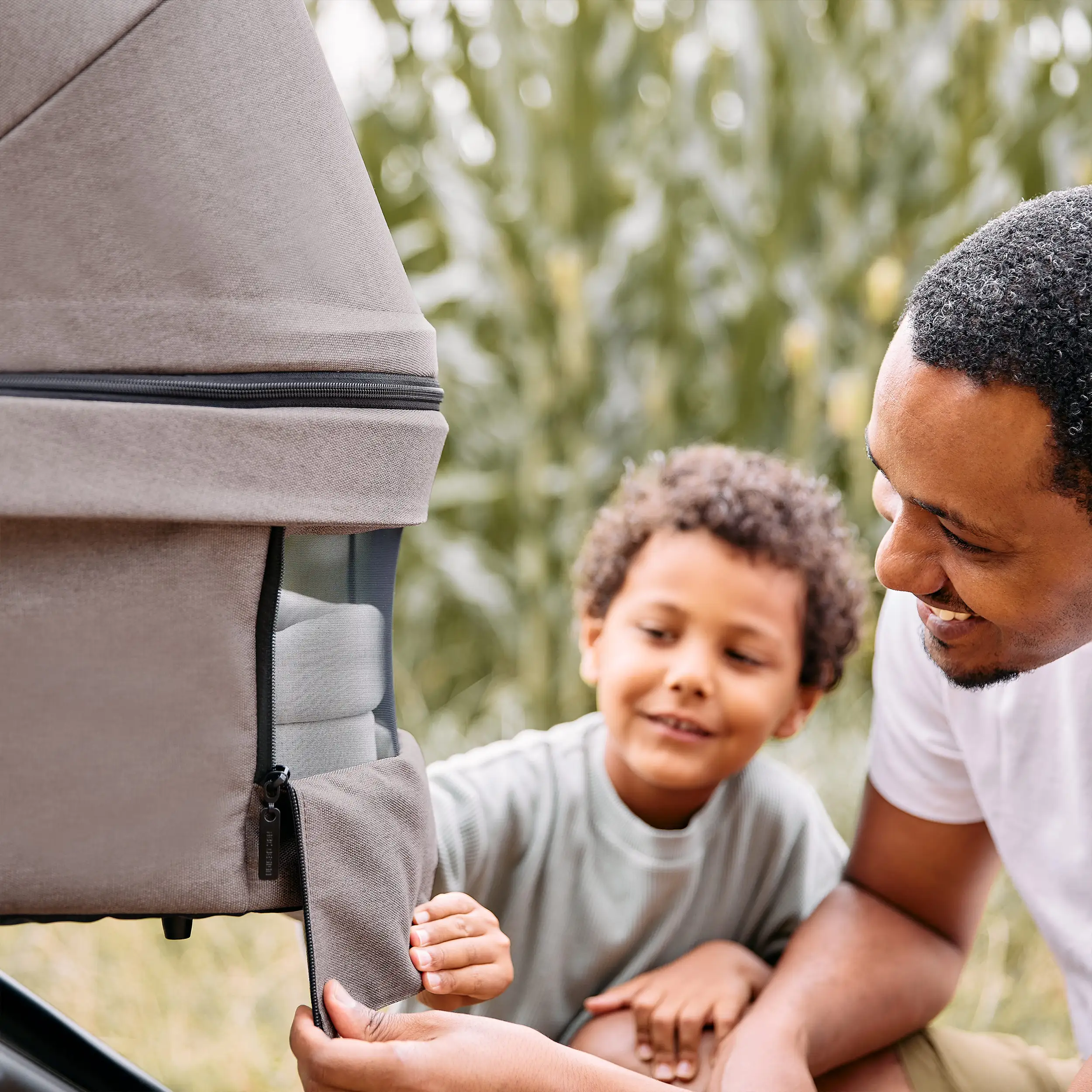 Ensemble poussette 4en1 Salsa 5 Air avec Base Isofix - Nature