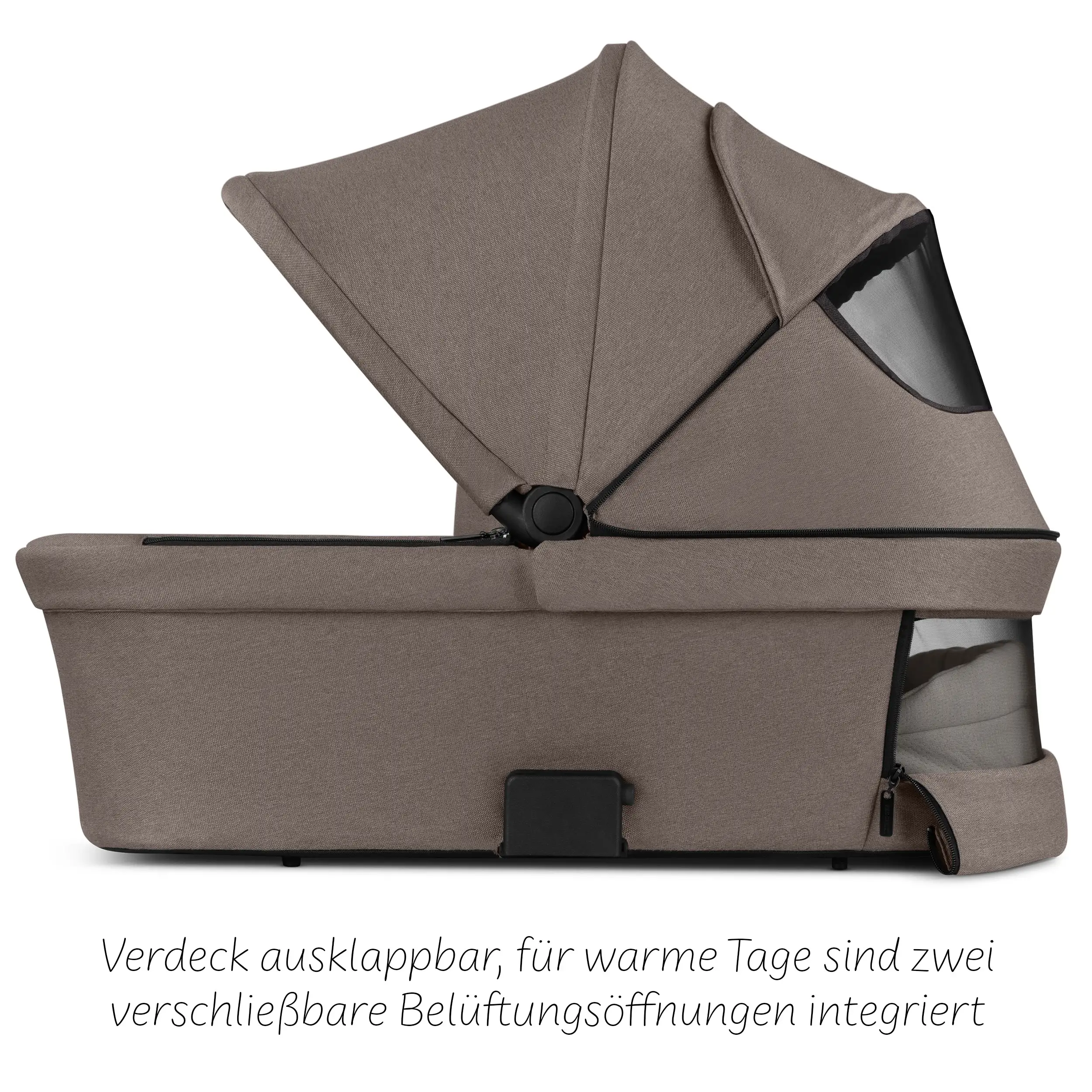4in1-Kinderwagen-Set Salsa 5 Air inkl. Babyschale Calla mit Liegefunktion - Nature