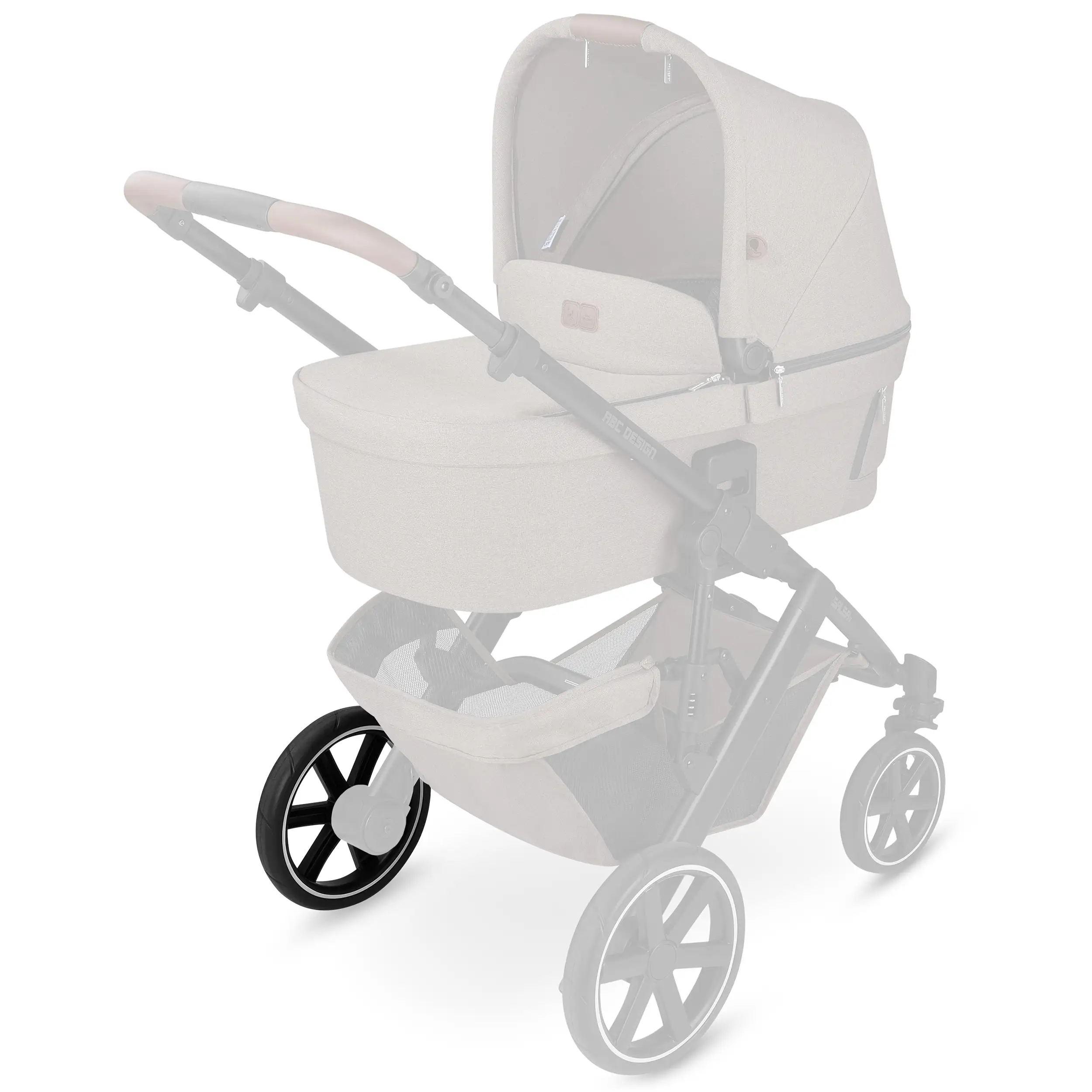 Roue arrière pour Salsa 4 / Zoom / Zoom 2 - EVA Black / White Wall