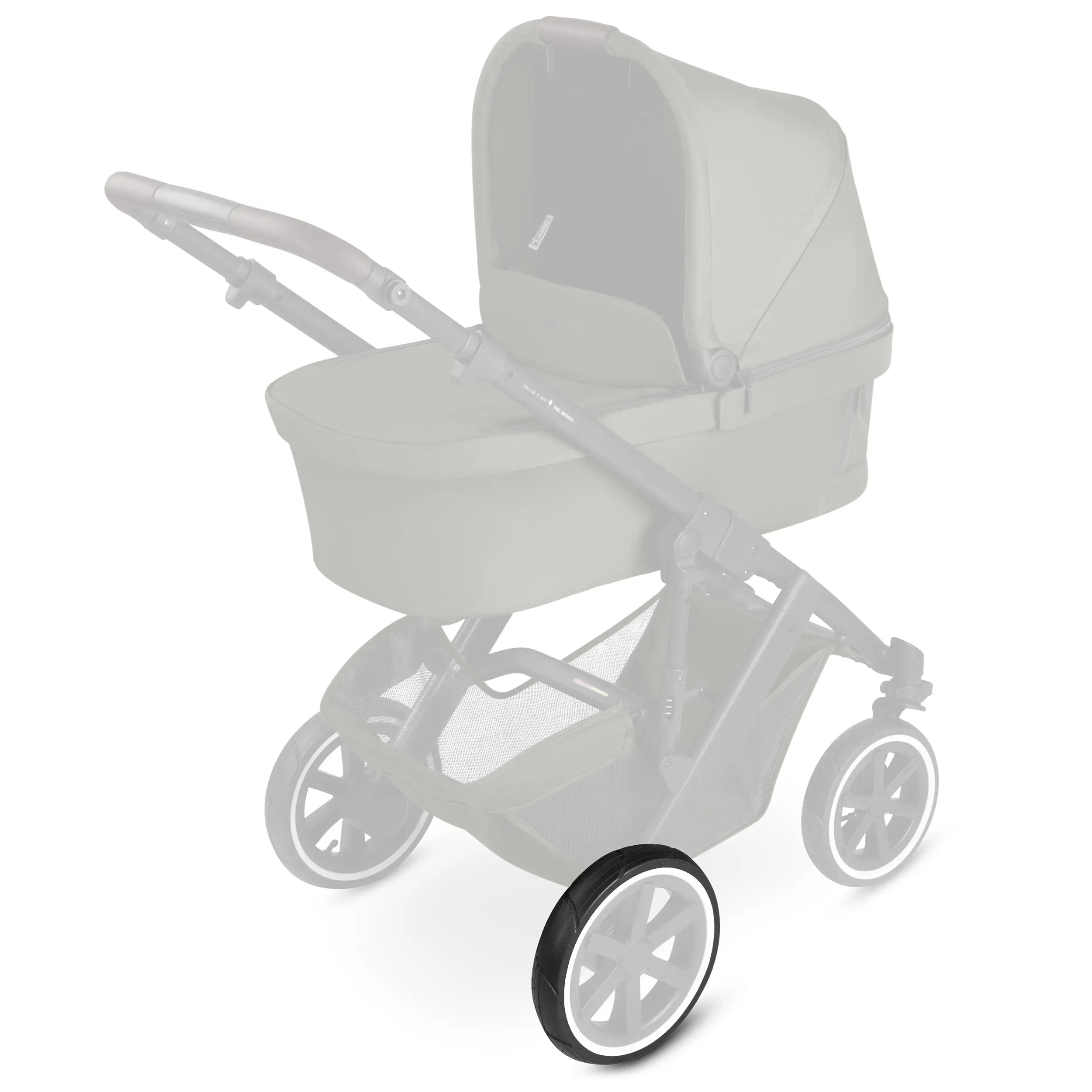 Manteau pour roue arrière Salsa 4 Air / Salsa 5 Air / Salsa Run / Salsa 5 Run - Black / White Wall