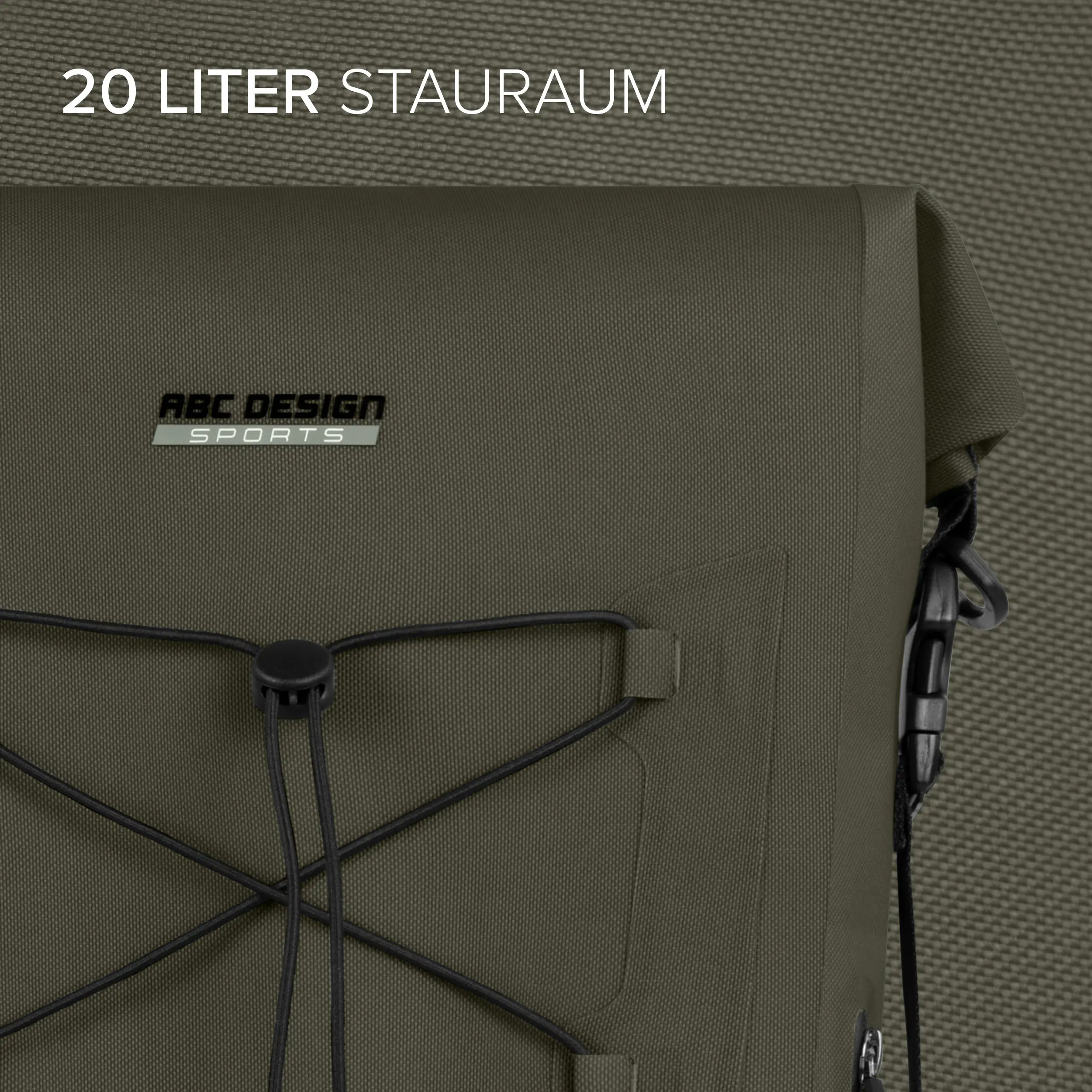 Sacoche de selle Sion 20L pour poussette remorque à vélo & quotidien - Avocado