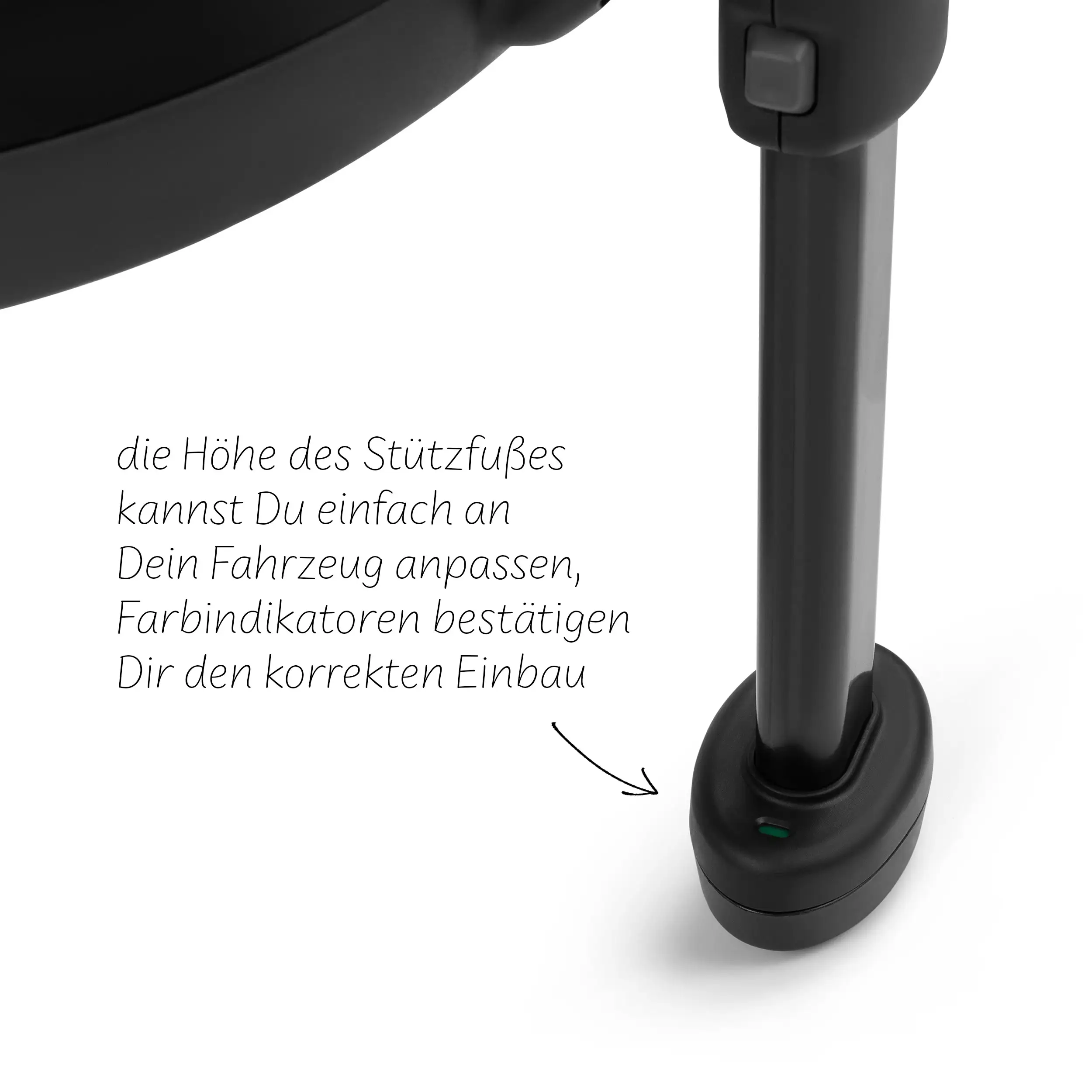 Coque auto Calla i-Size avec position allongée, base ISOFIX rotative Root incluse - Ink