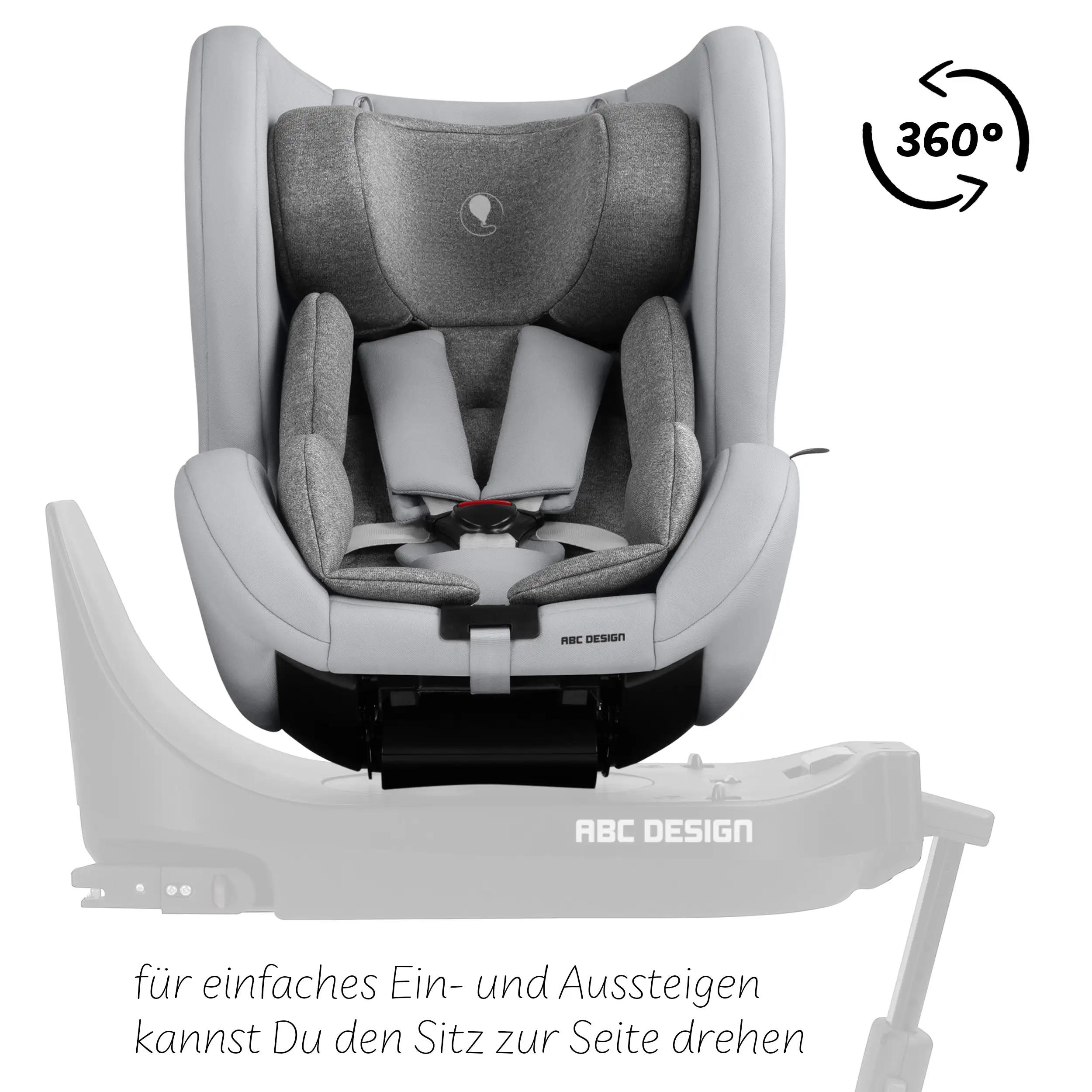 Siège auto Lily i-Size avec base ISOFIX rotative Root incluse - Pearl