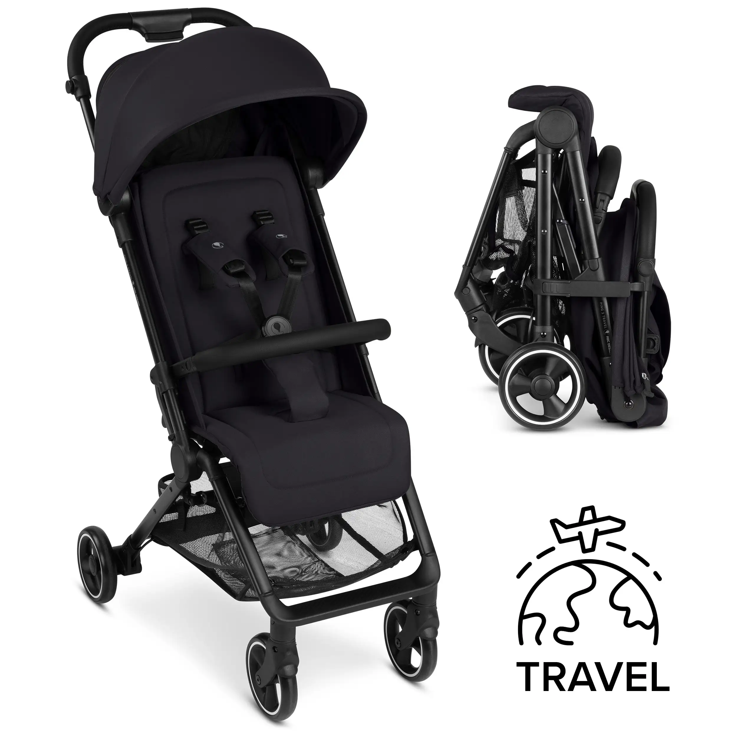 Poussette de voyage Ping 3 Travel - Coal