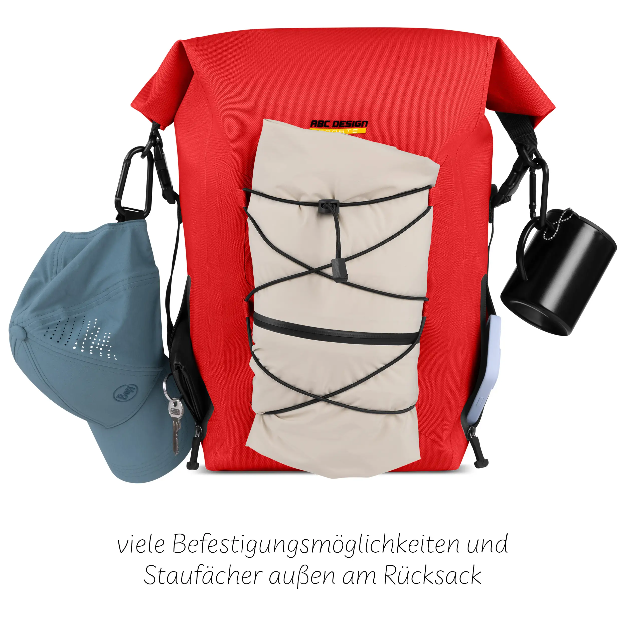 Sac à dos Premium Outdoor Lausanne 20L pour la ville et la nature - Mango