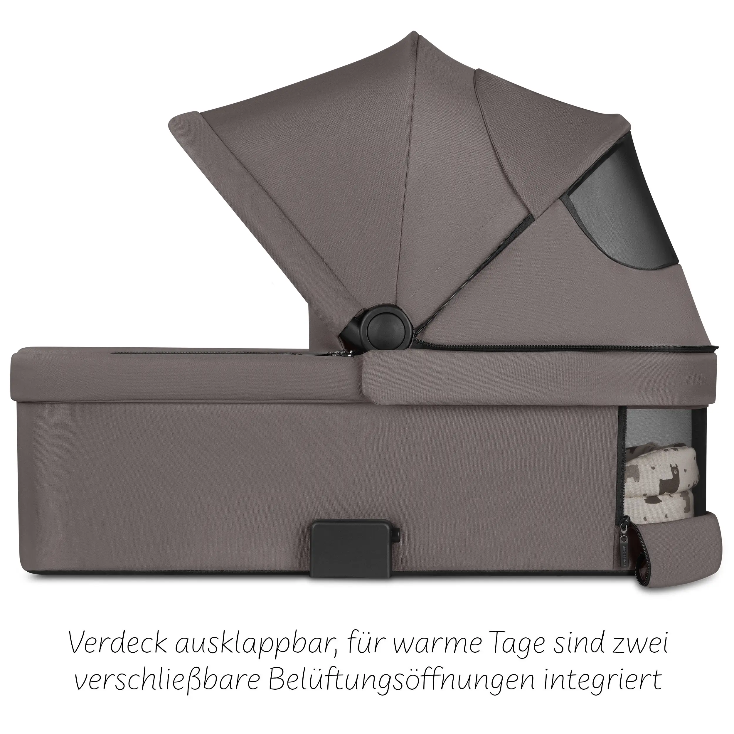 Paquet 1/2 Ensemble poussette 3en1 Salsa 5 Air - Marron