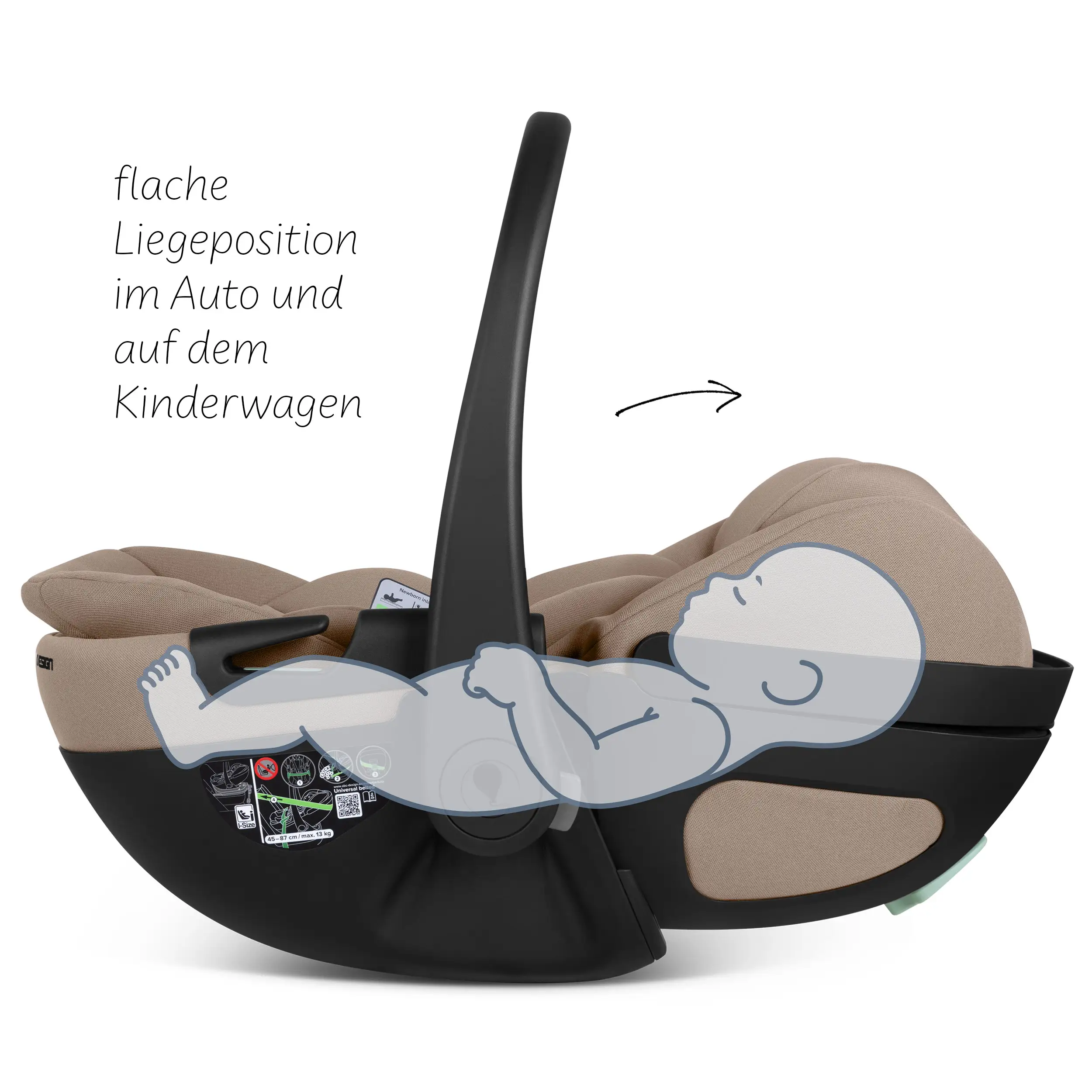 Coque auto inclinable Calla i-Size