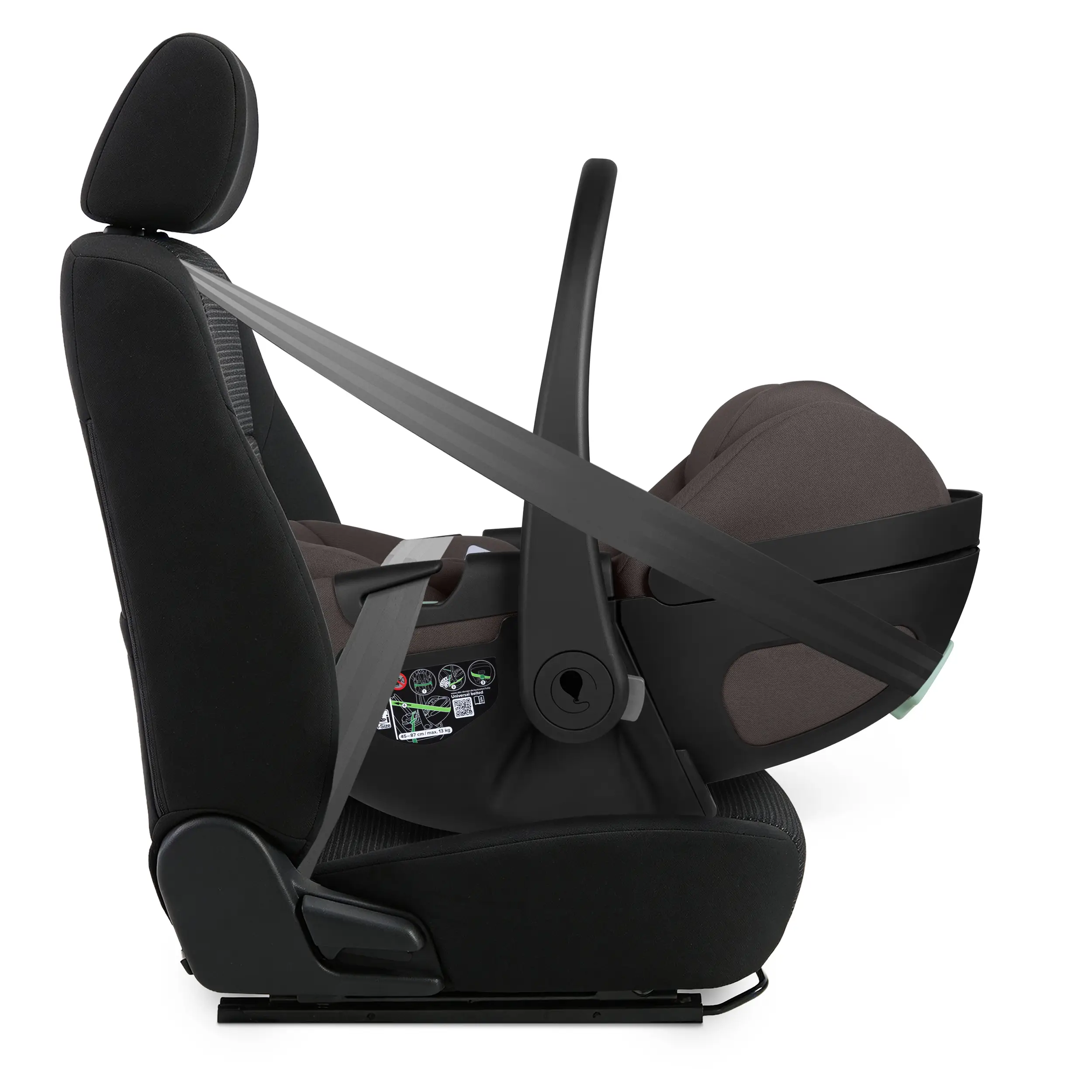 Coque auto pour bébé avec fonction allongée Calla i-Size - Falcon