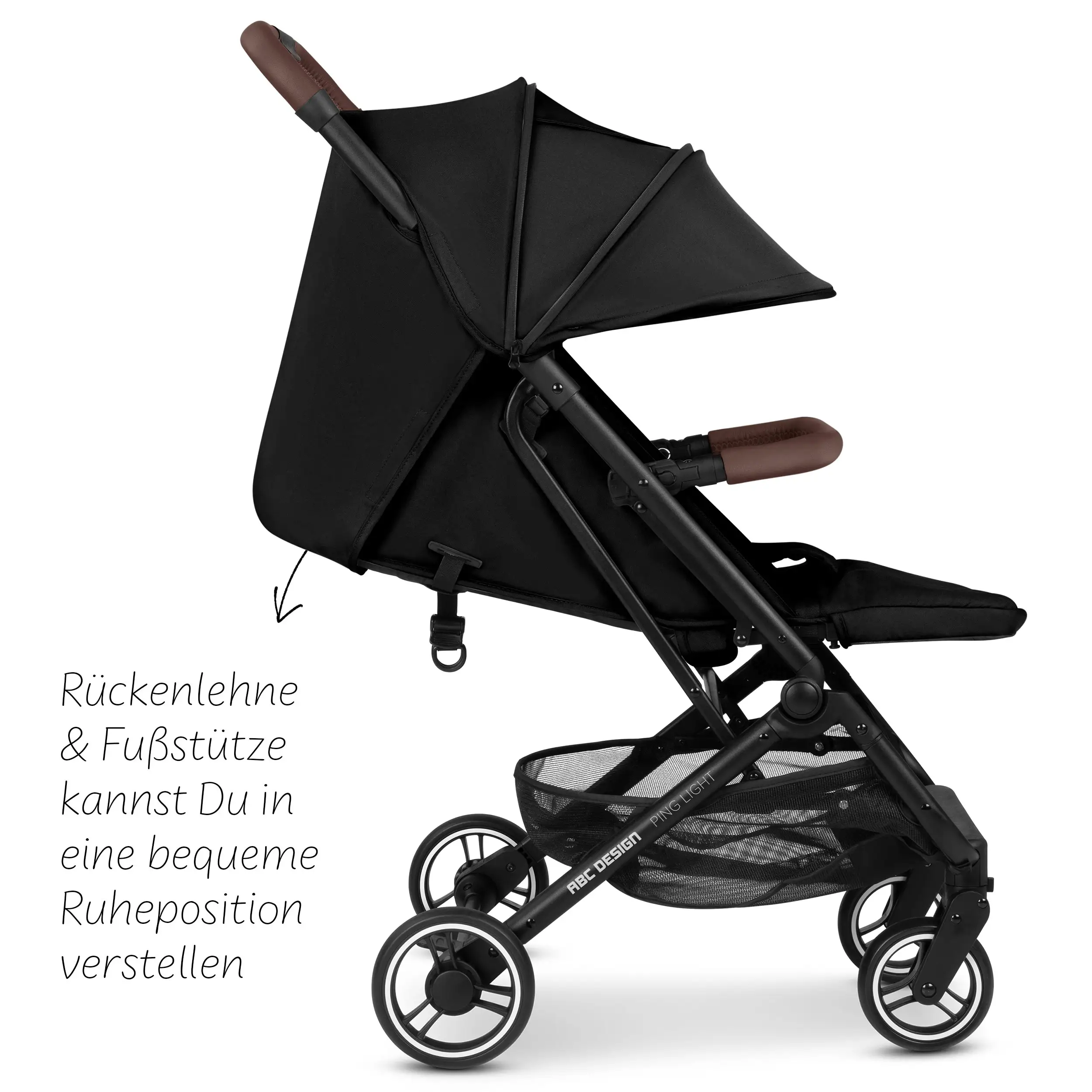 Poussette de voyage Ping Light - Black