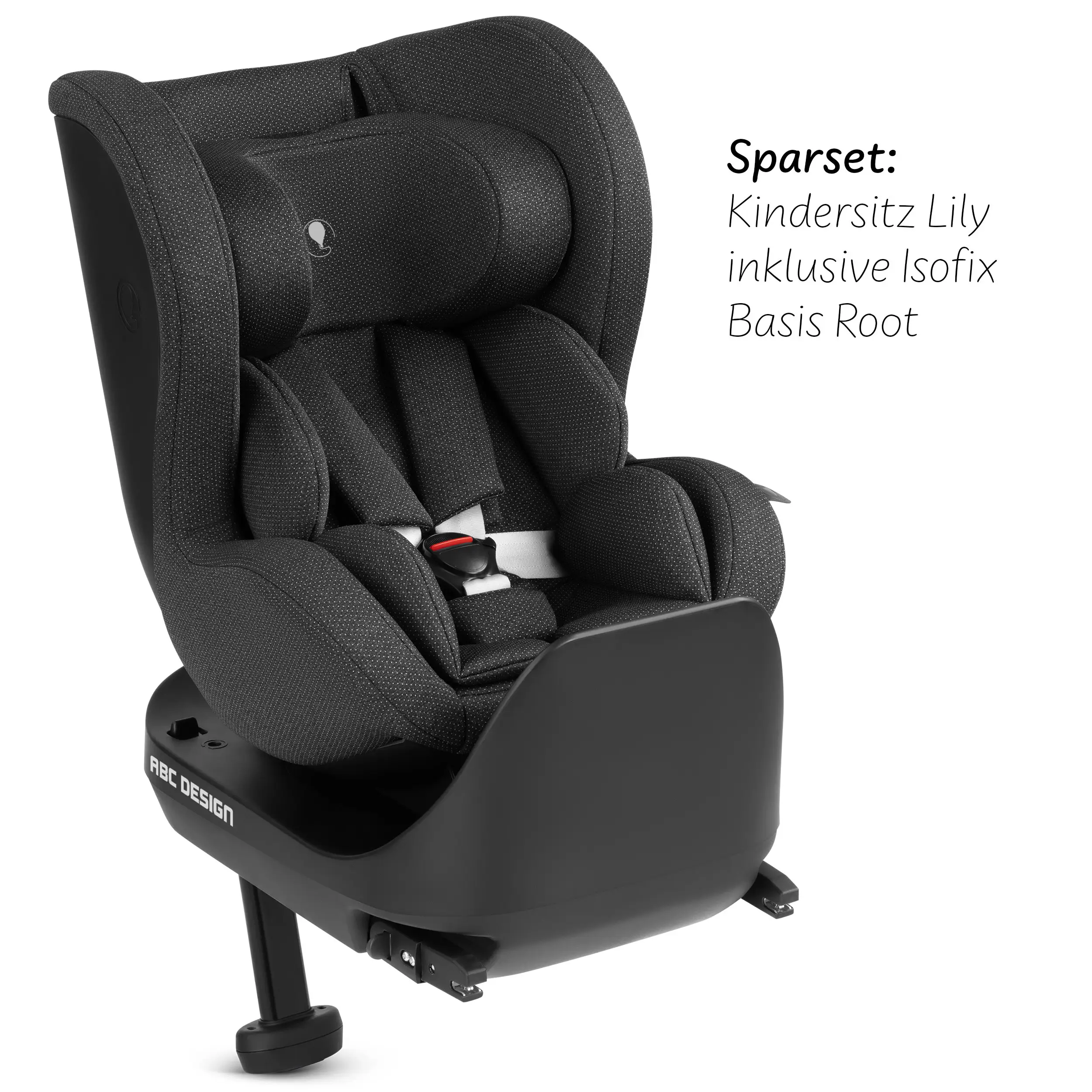 Siège auto Lily i-Size avec base ISOFIX rotative Root incluse - Bubble