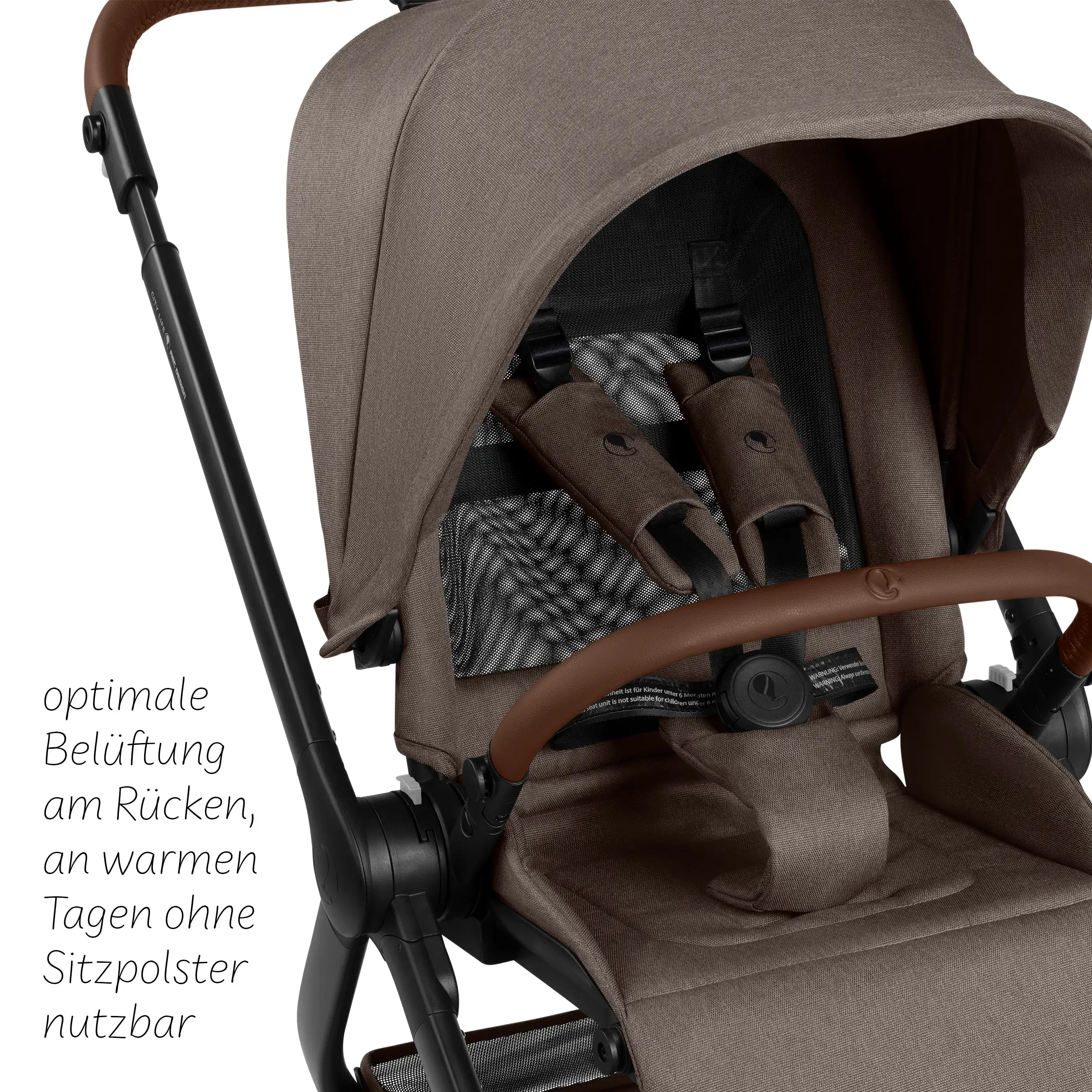 Ensemble poussette 3en1 City Life avec coque auto Maxi-Cosi Pebble 360 Pro 2 - Nature