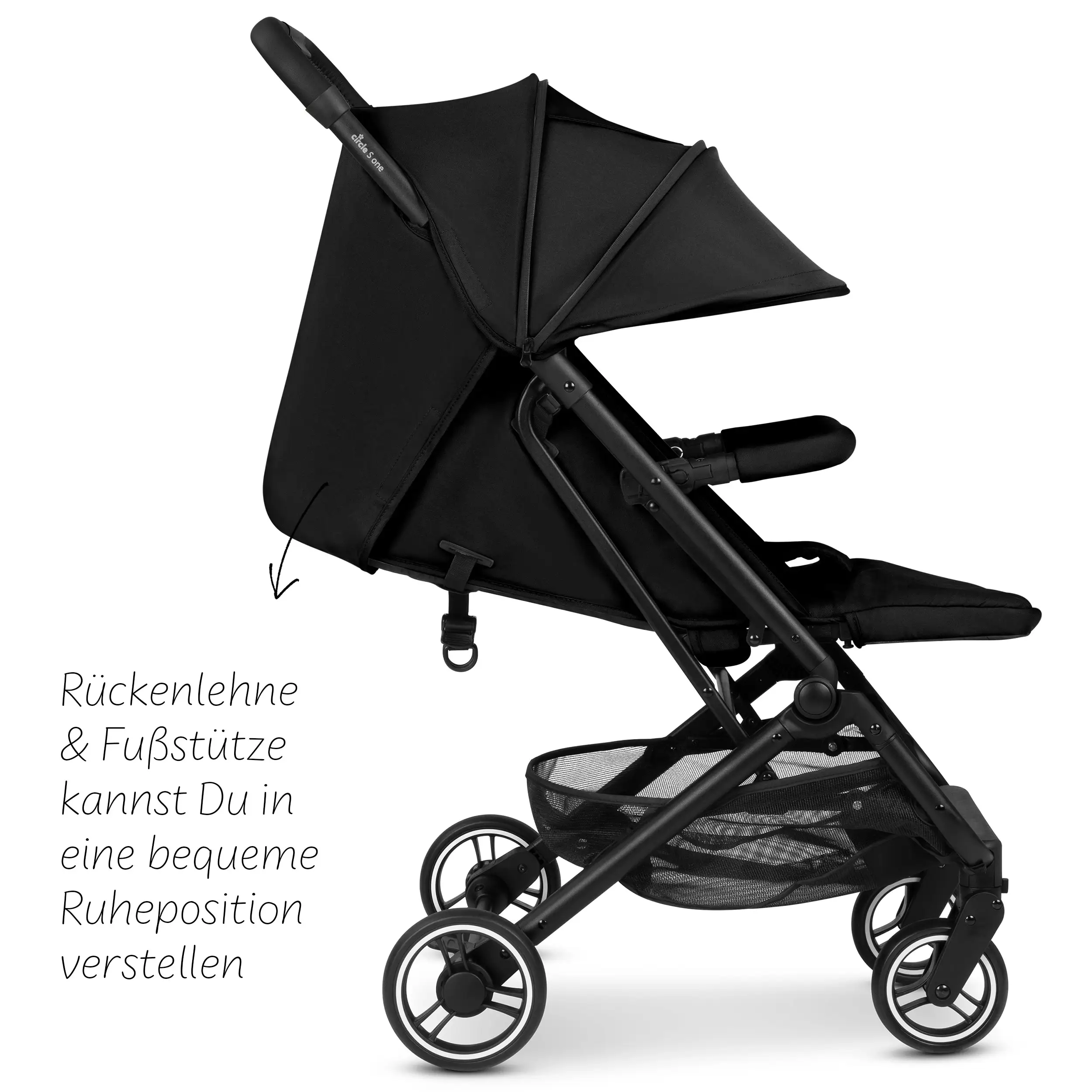 Poussette de voyage S One - Black