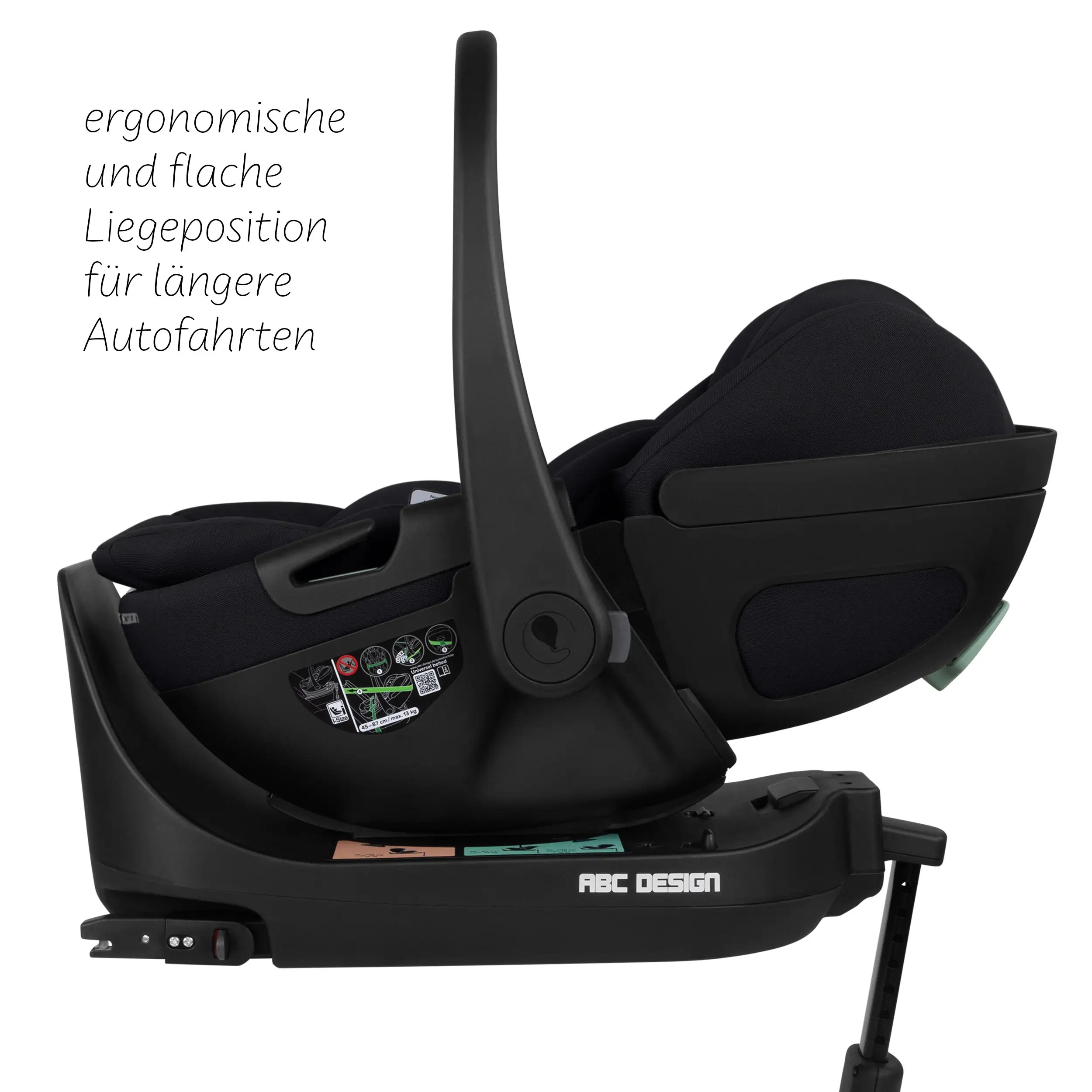 Ensemble poussette 4en1 City Life avec coque auto Calla à position allongée - Avocado