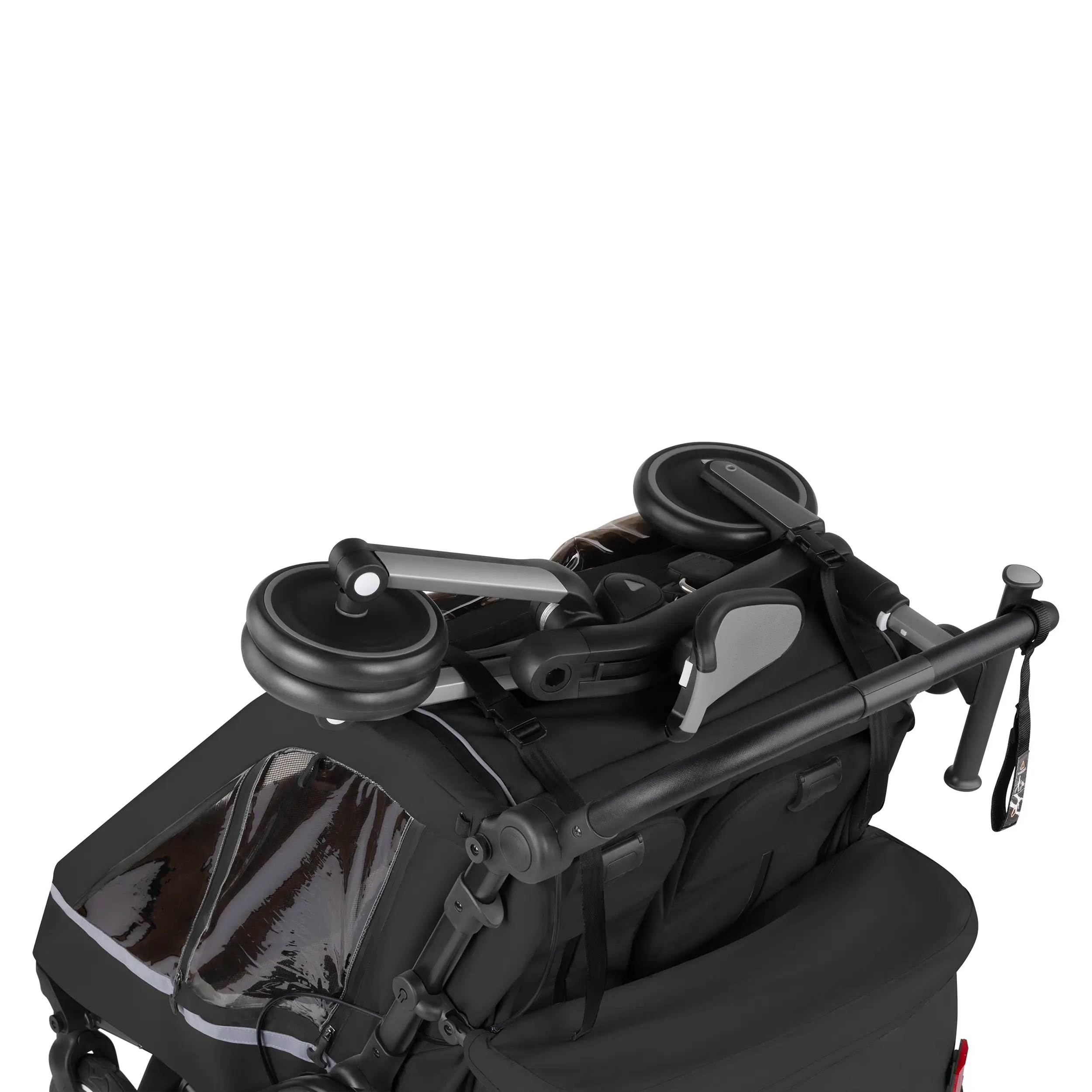 Remorque à vélo Tour avec 2 sièges confort et roues gonflables - Ink