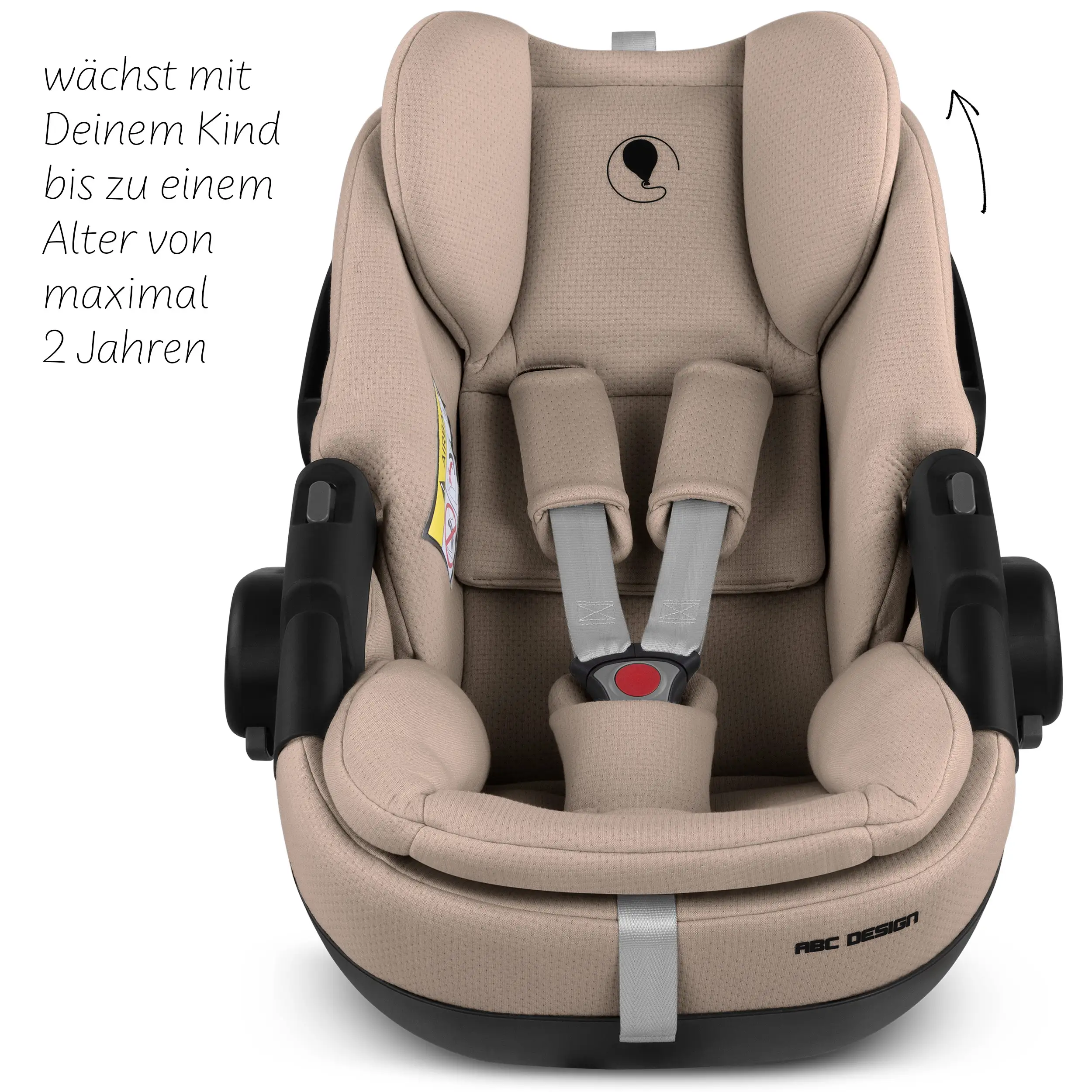 Coque auto Calla i-Size avec position allongée, base ISOFIX rotative Root incluse