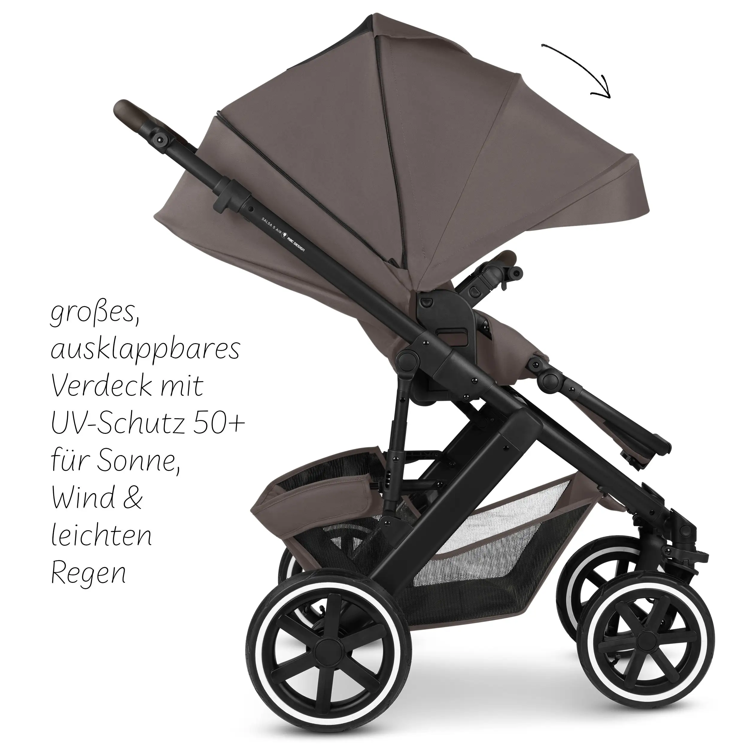 Ensemble poussette 3 en 1 Salsa 5 Air avec siège auto pour bébé - Maroon