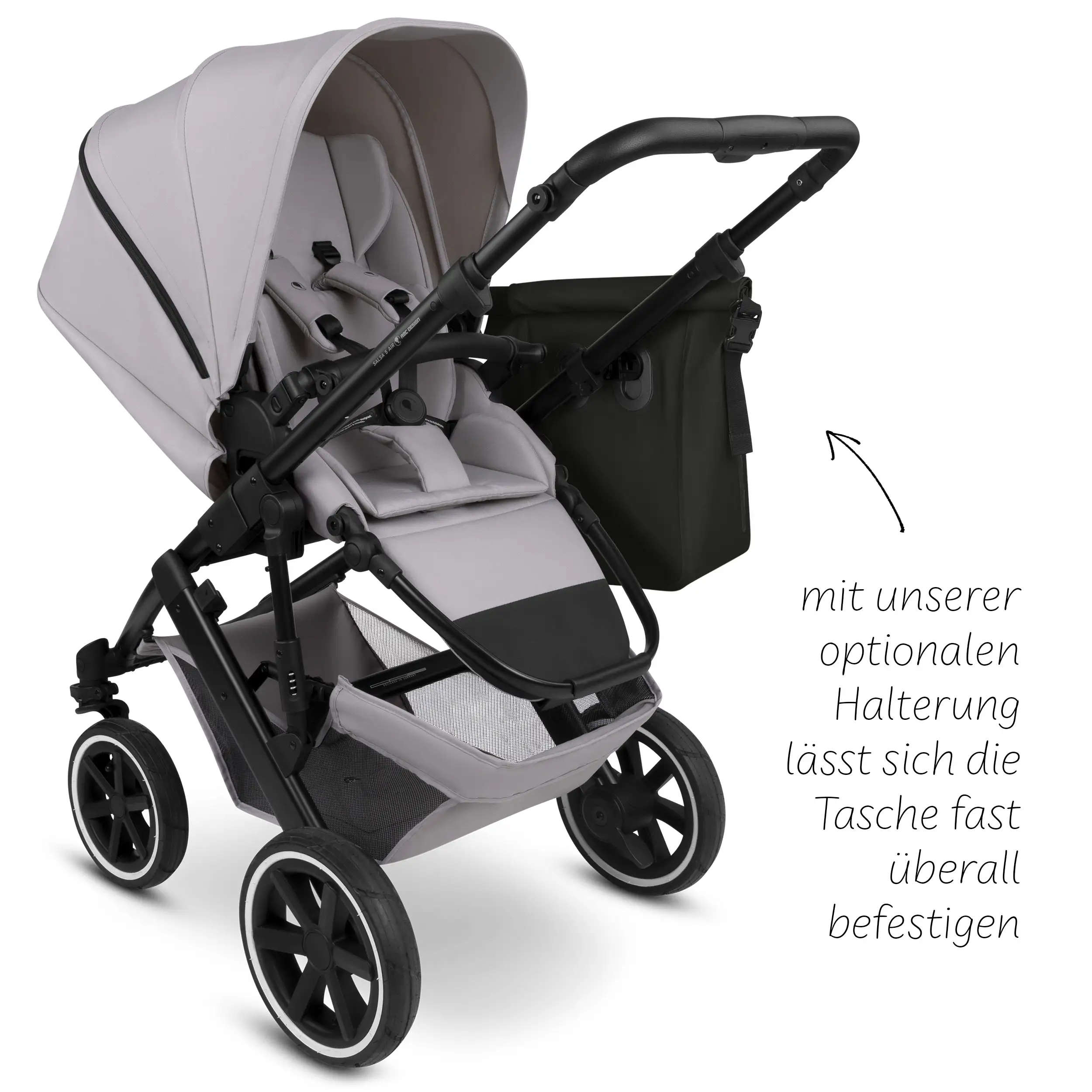 Sacoche de selle Sion 20L pour poussette remorque à vélo & quotidien - Ink