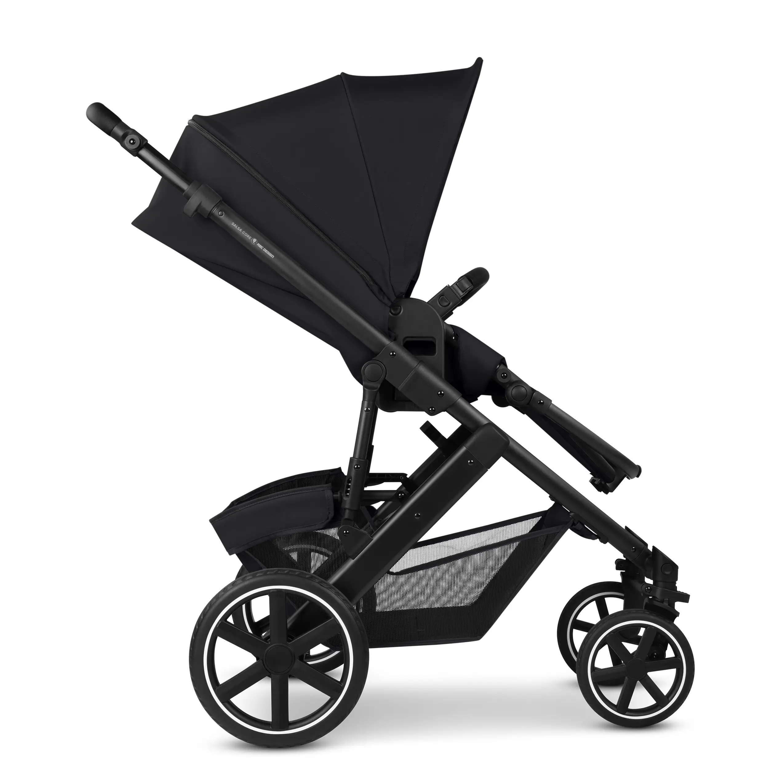 Ensemble poussette 3en1 Salsa Core avec siège auto pour bébé Calla à fonction allongée - Ink