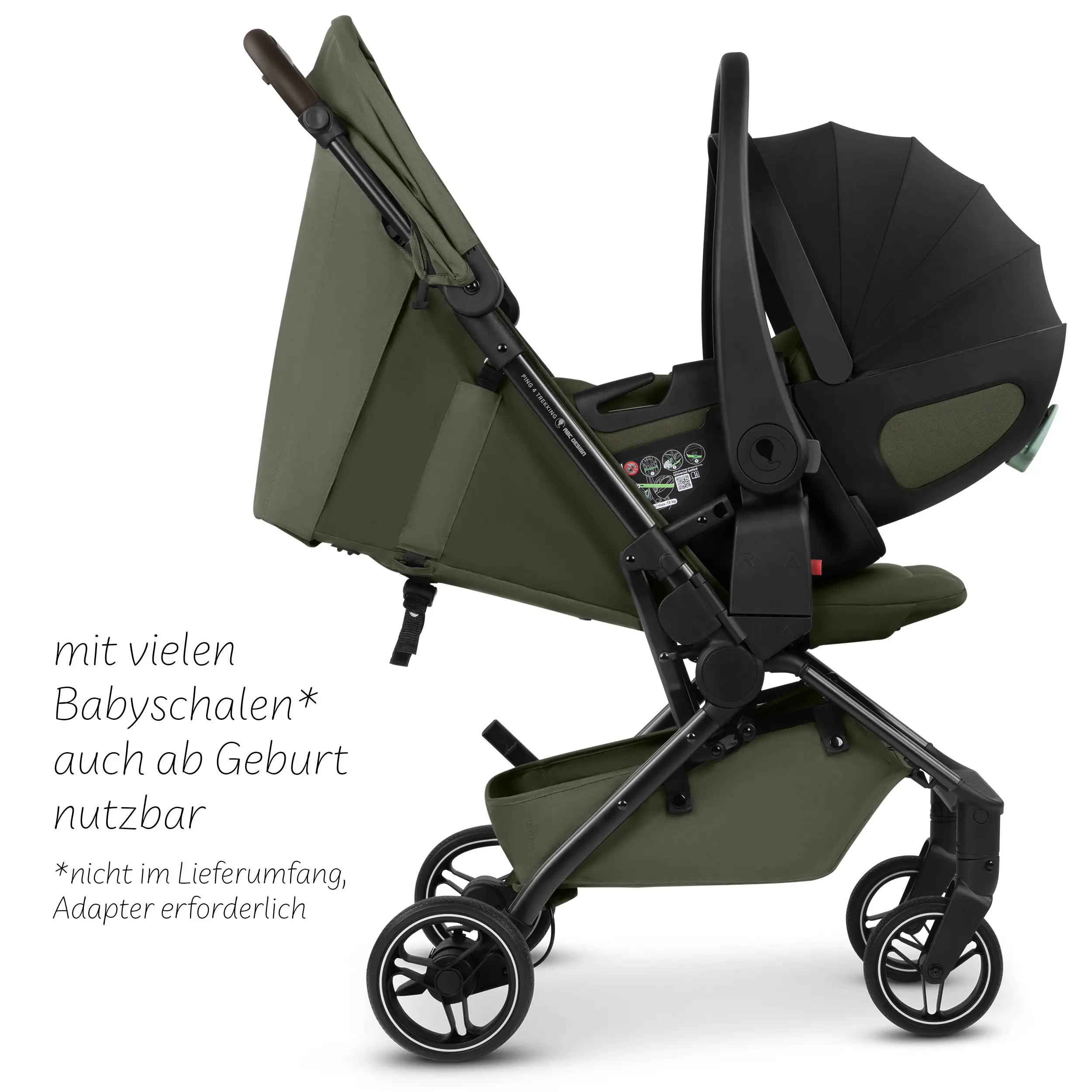 Poussette de voyage Ping 4 Trekking - Pea
