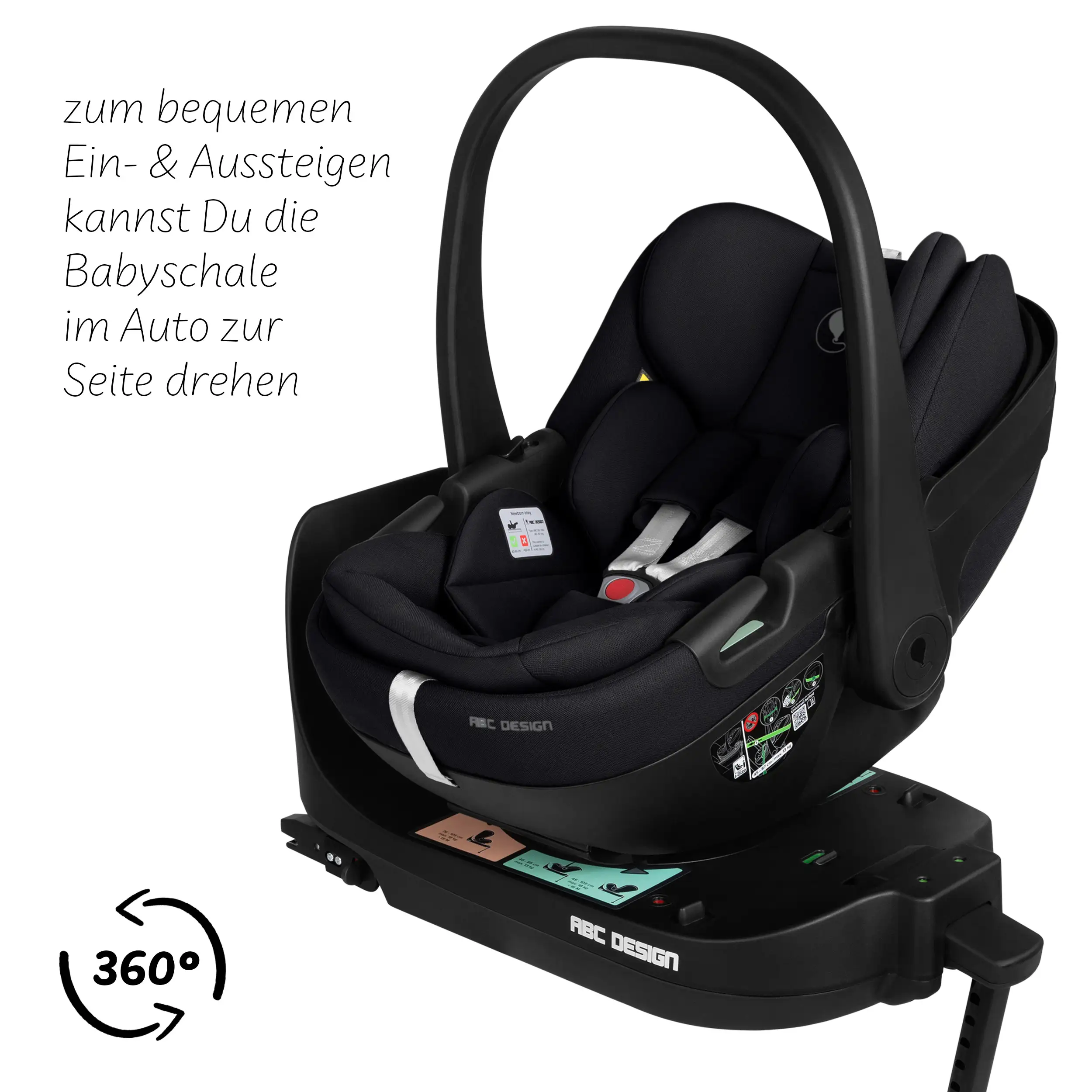 Ensemble poussette 4en1 City Life avec coque auto Calla à position allongée - Avocado