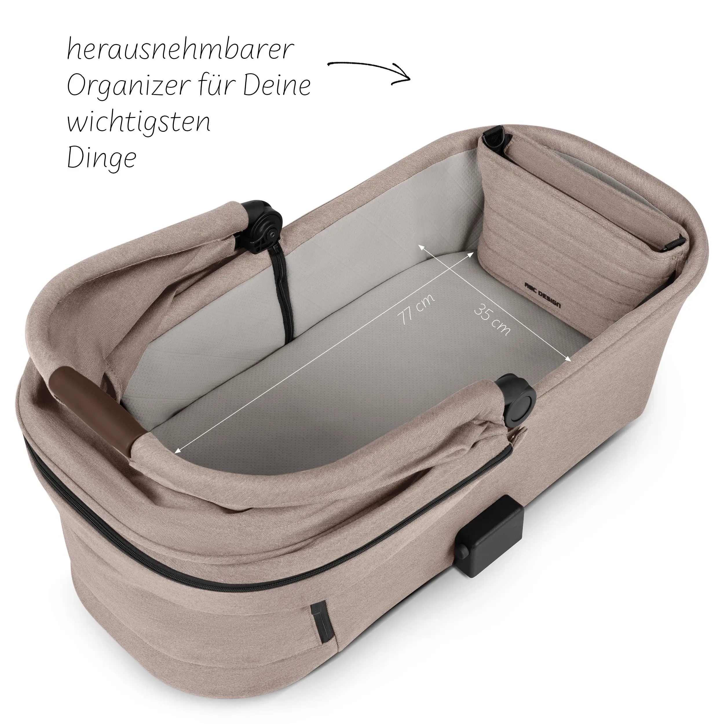 Ensemble poussette 4en1 Salsa 5 Air avec Base Isofix - Camel
