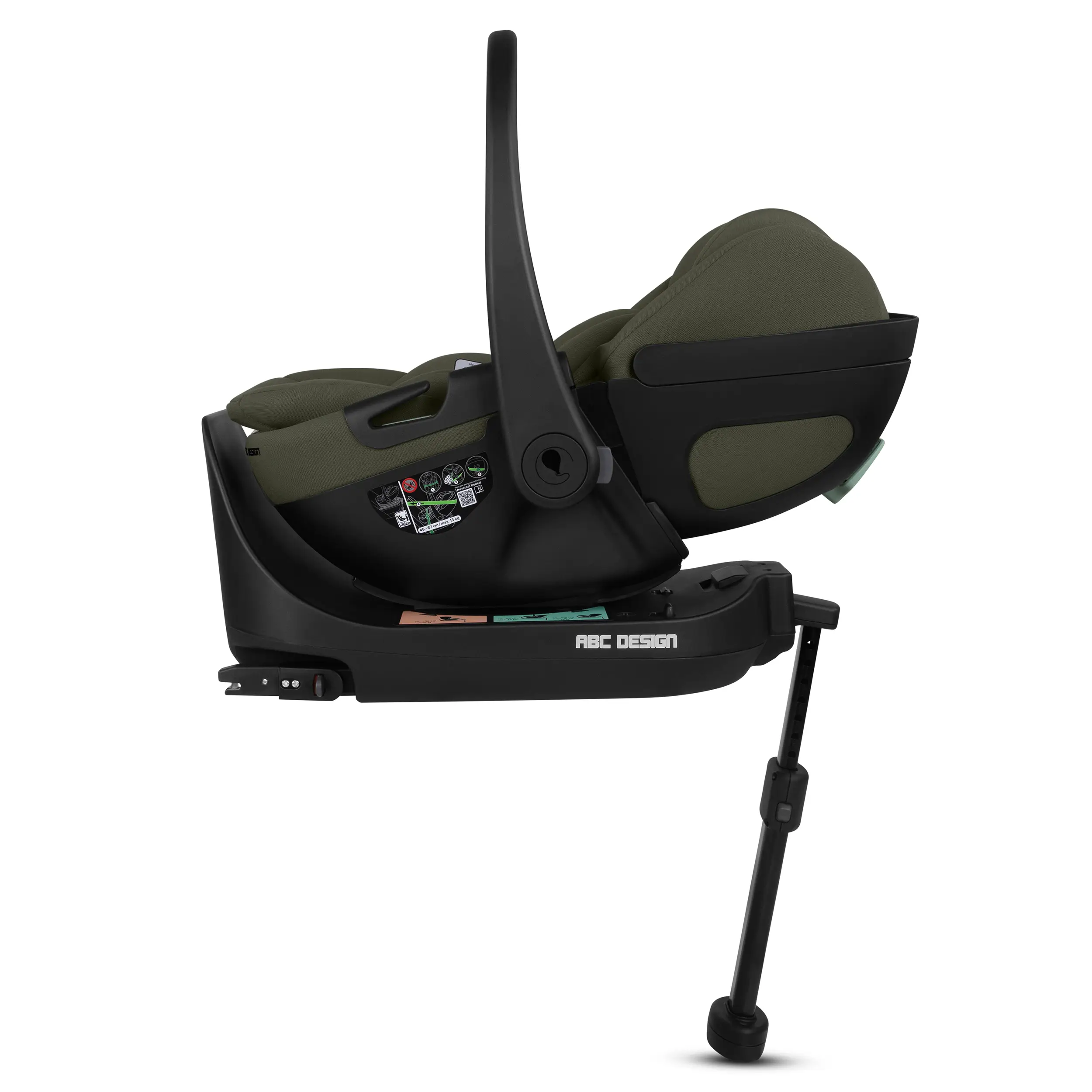 Coque auto pour bébé avec fonction allongée Calla i-Size - Olive