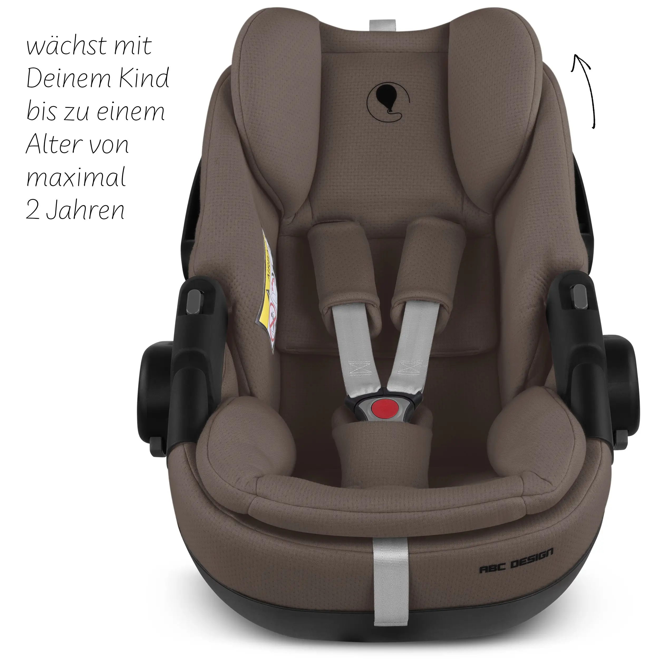 Coque auto Calla i-Size avec position allongée, base ISOFIX rotative Root incluse