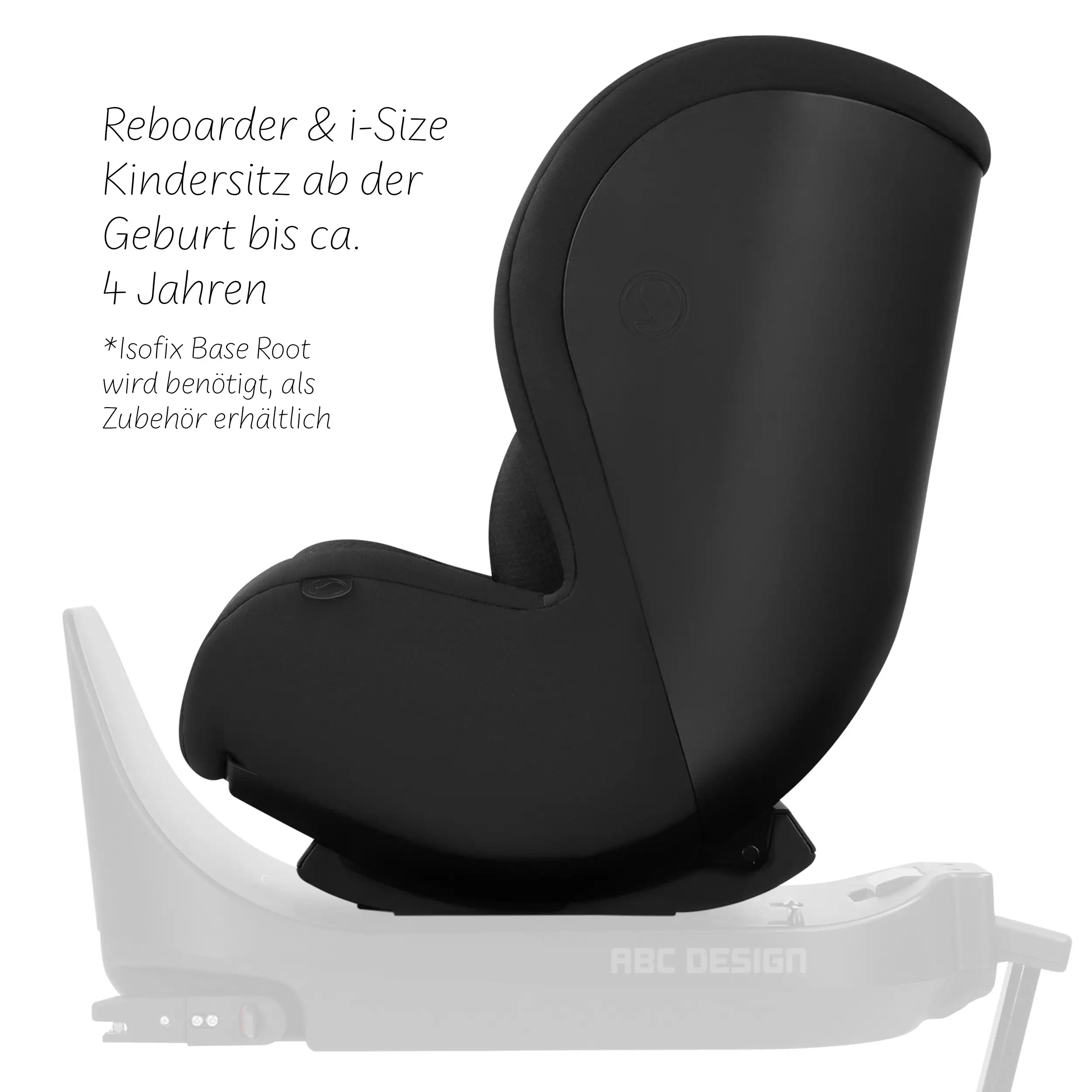 Siège auto Reboard Lily i-Size (de la naissance à 4 ans) - Black