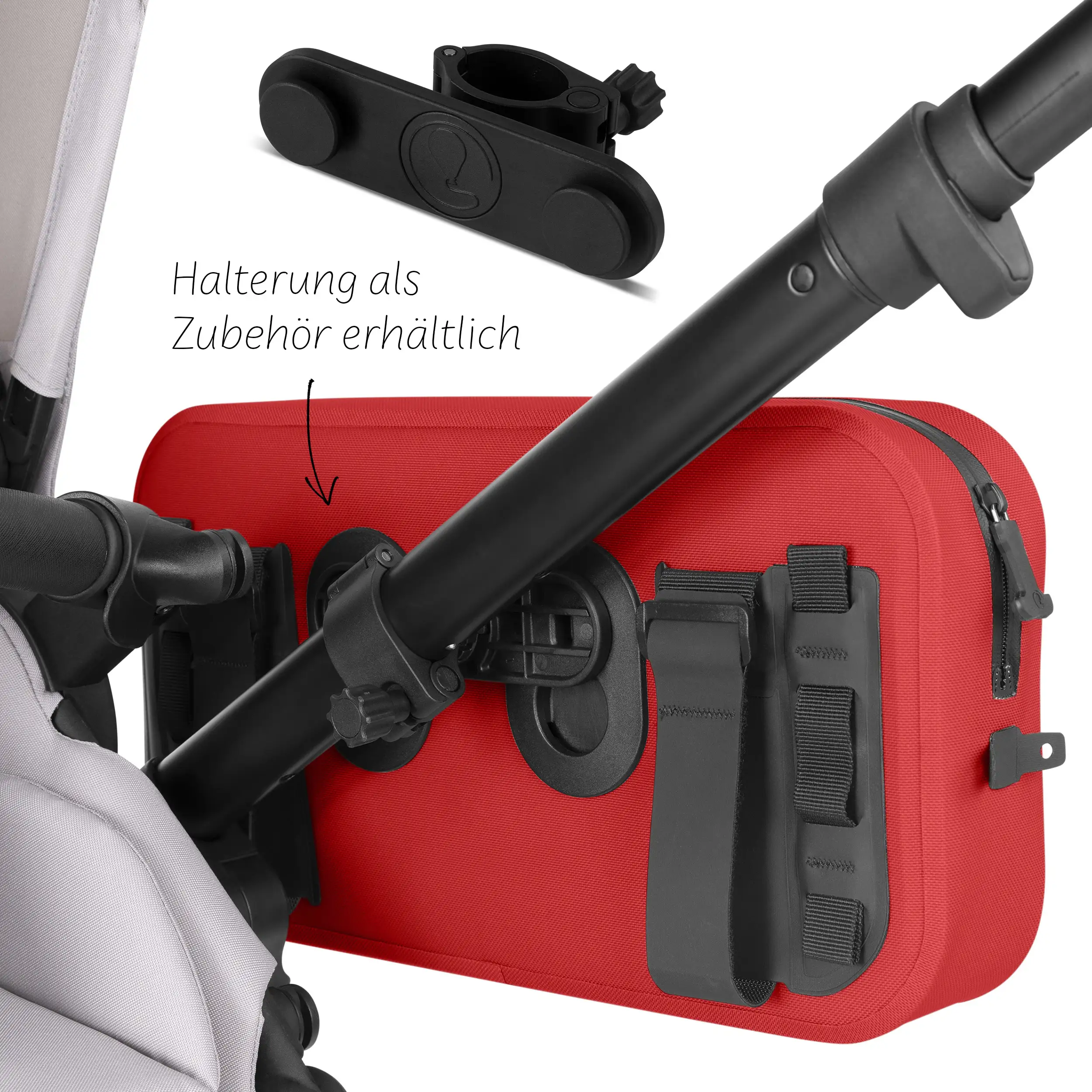 Sacoche de selle Genève 4,5L pour poussette, vélo & quotidien - Mango