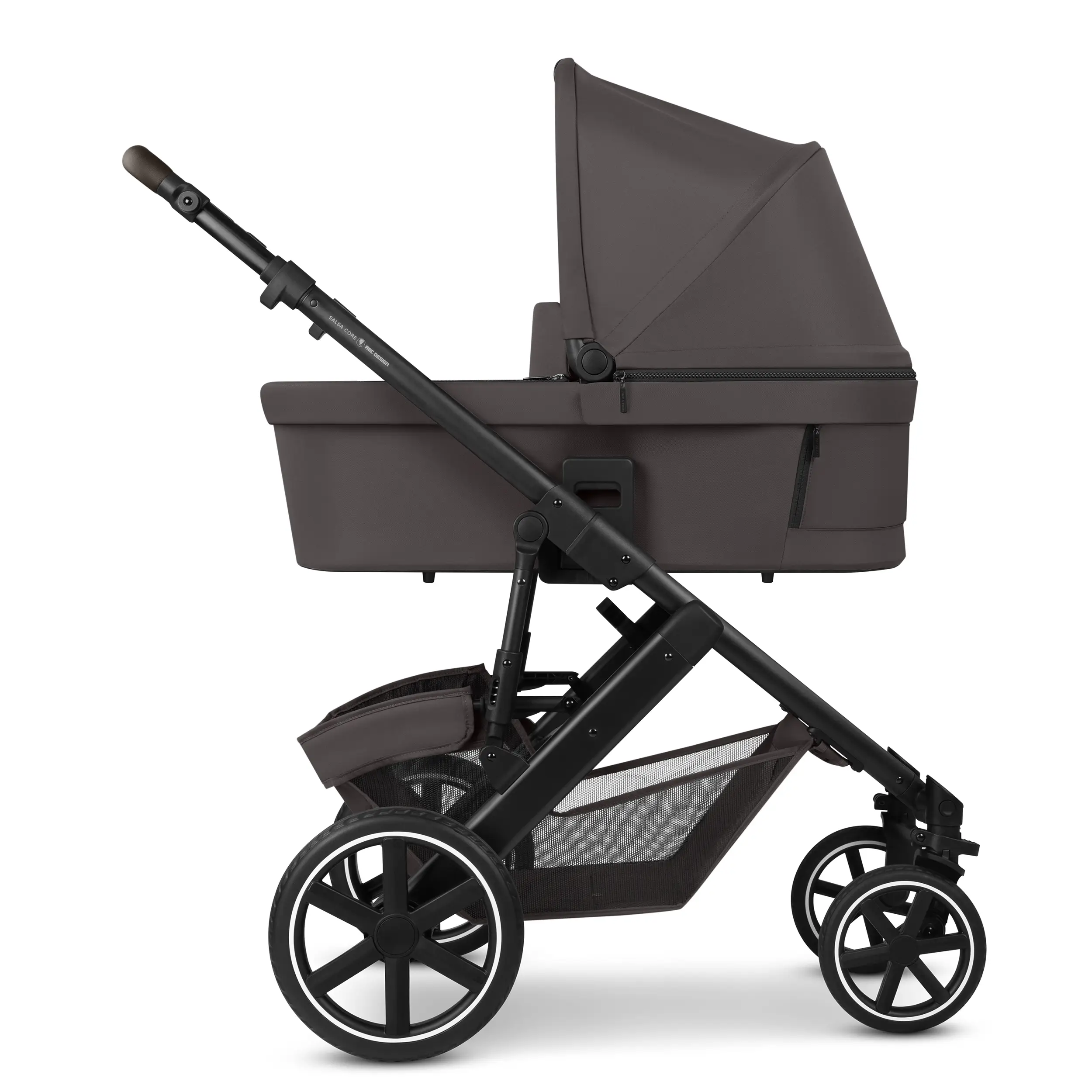 Ensemble poussette 3en1 Salsa Core avec siège auto pour bébé Calla à fonction allongée - Falcon
