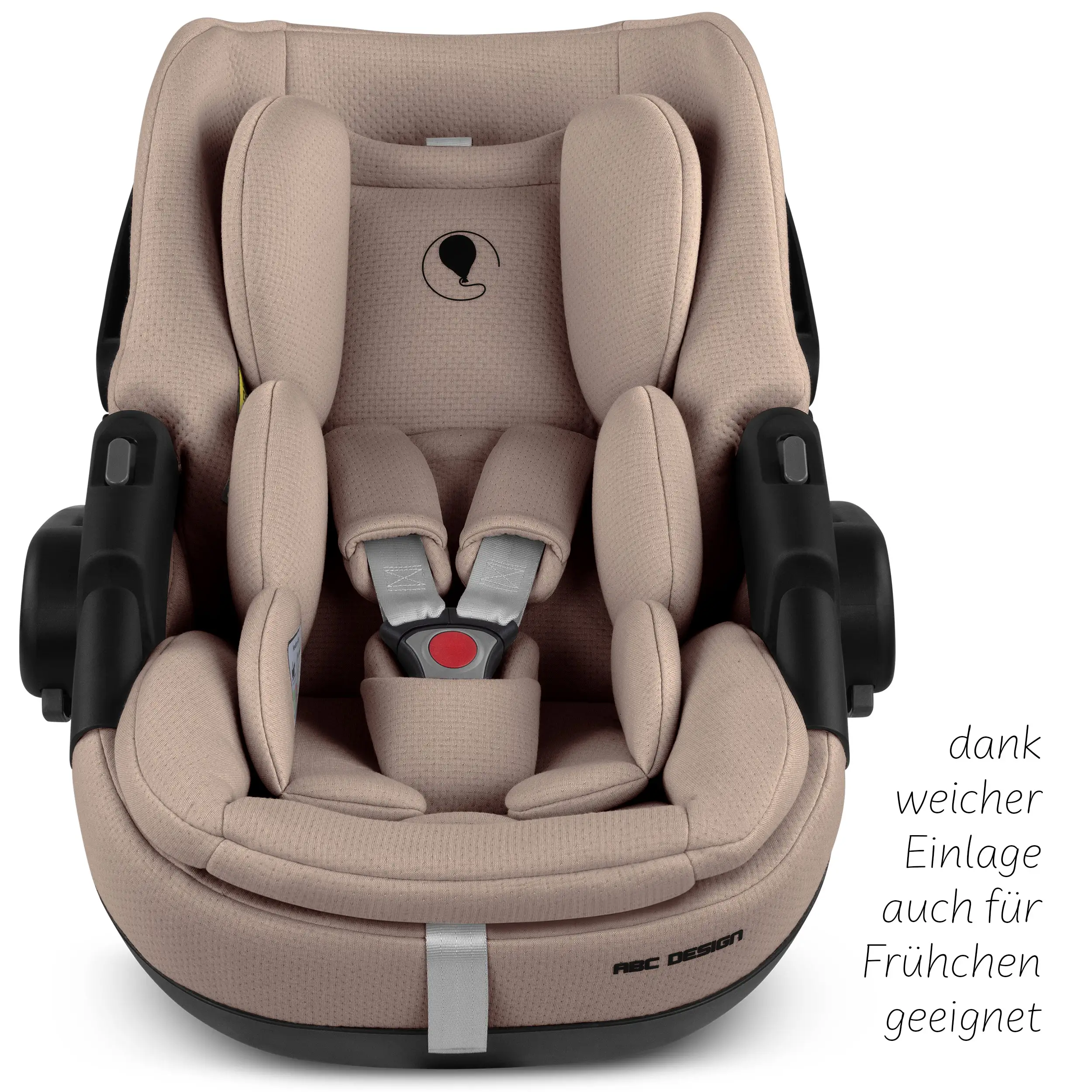 Coque auto Calla i-Size avec position allongée, base ISOFIX rotative Root incluse