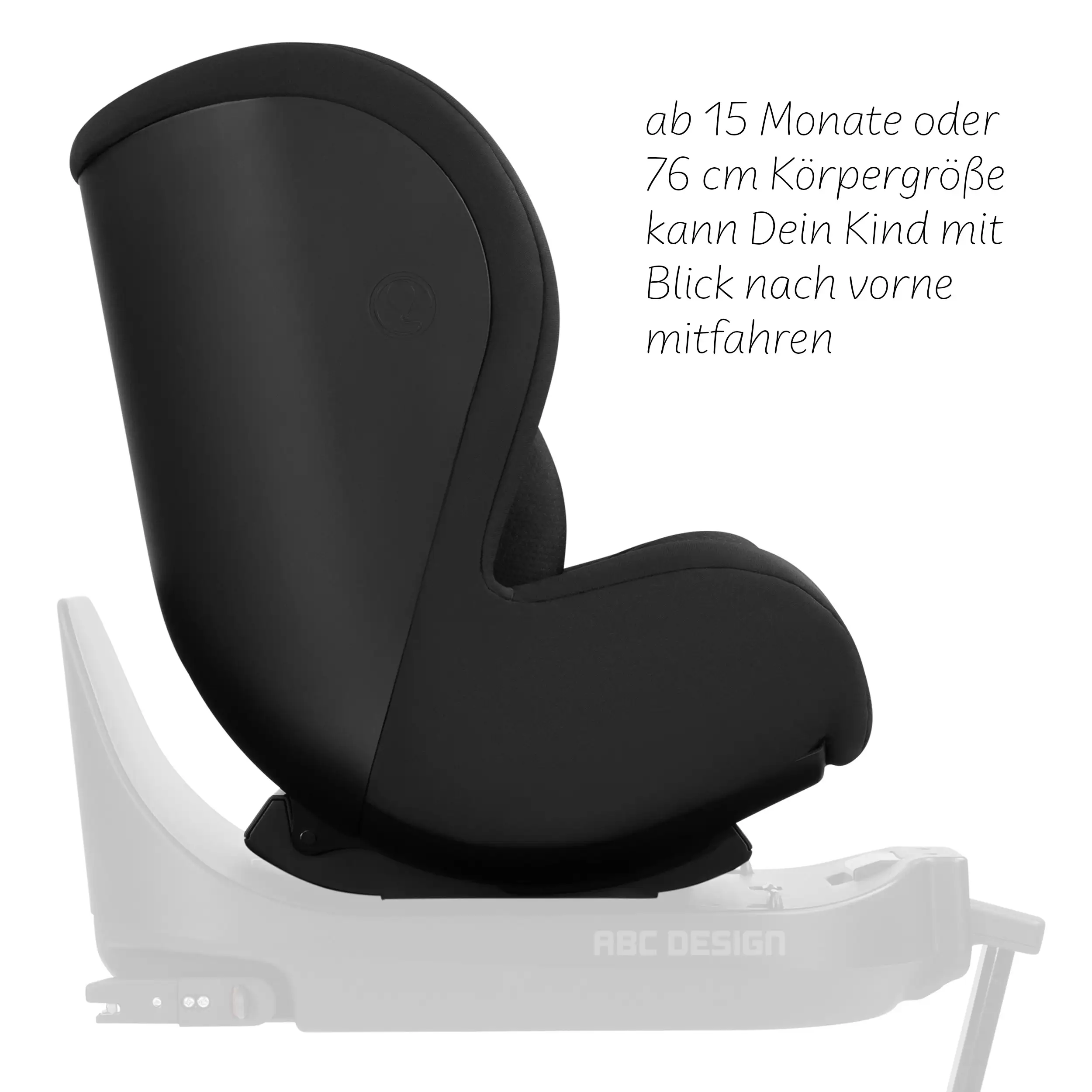 Siège auto Reboard Lily i-Size (de la naissance à 4 ans) - Black