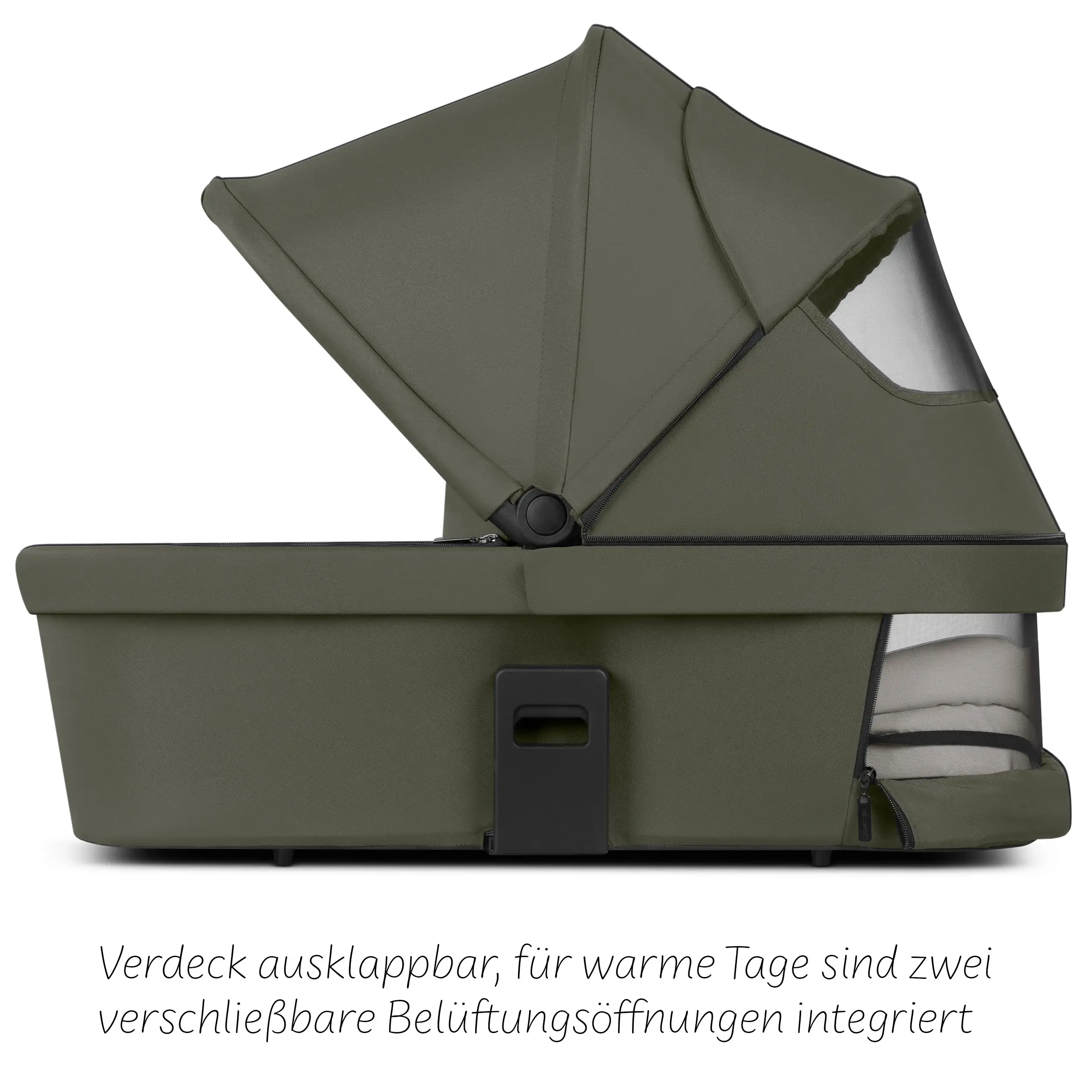 Ensemble poussette 4en1 Salsa Core avec coque auto inclinable Calla et base ISOFIX Root - Olive