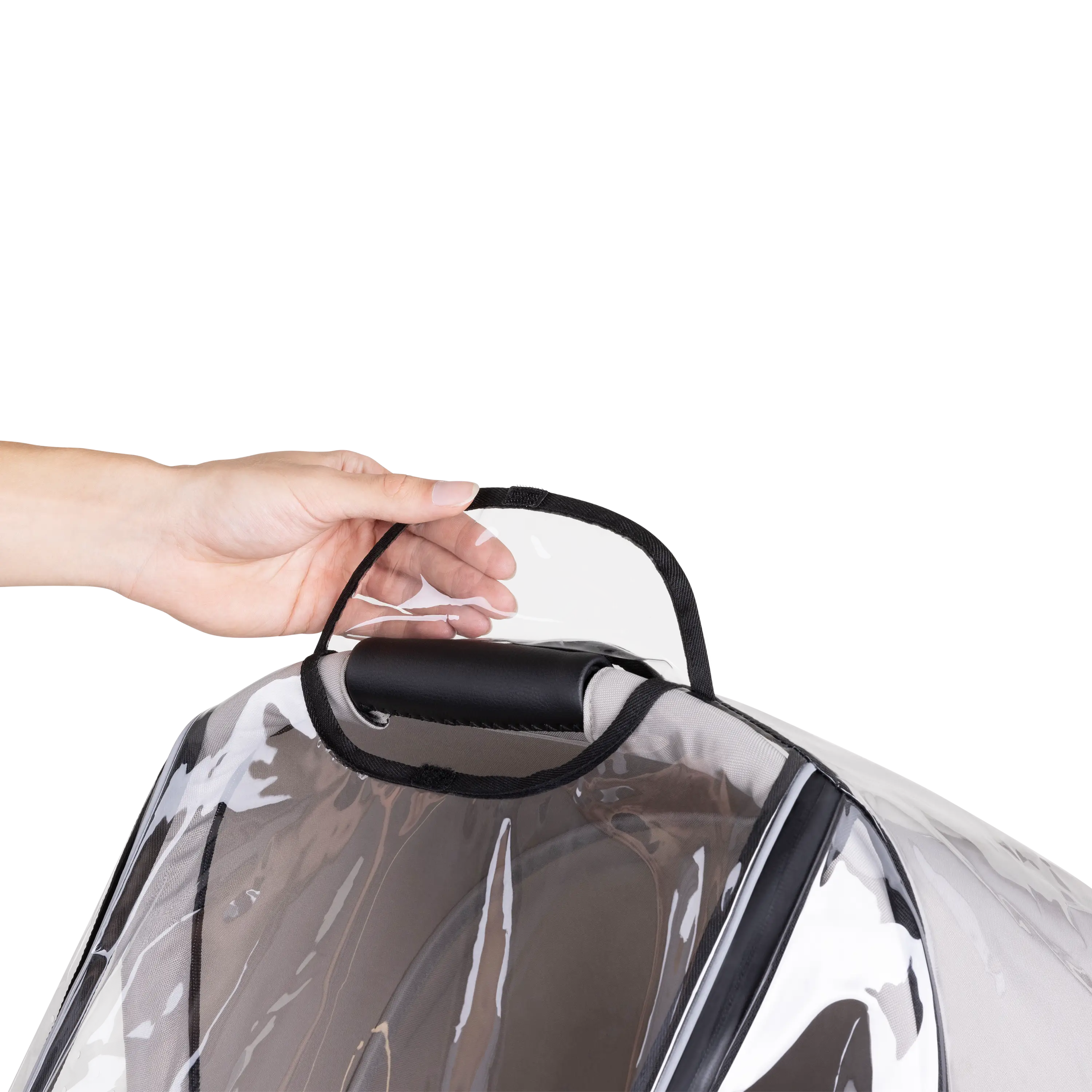 Fenêtre d'ouverture pour la poignée de transport