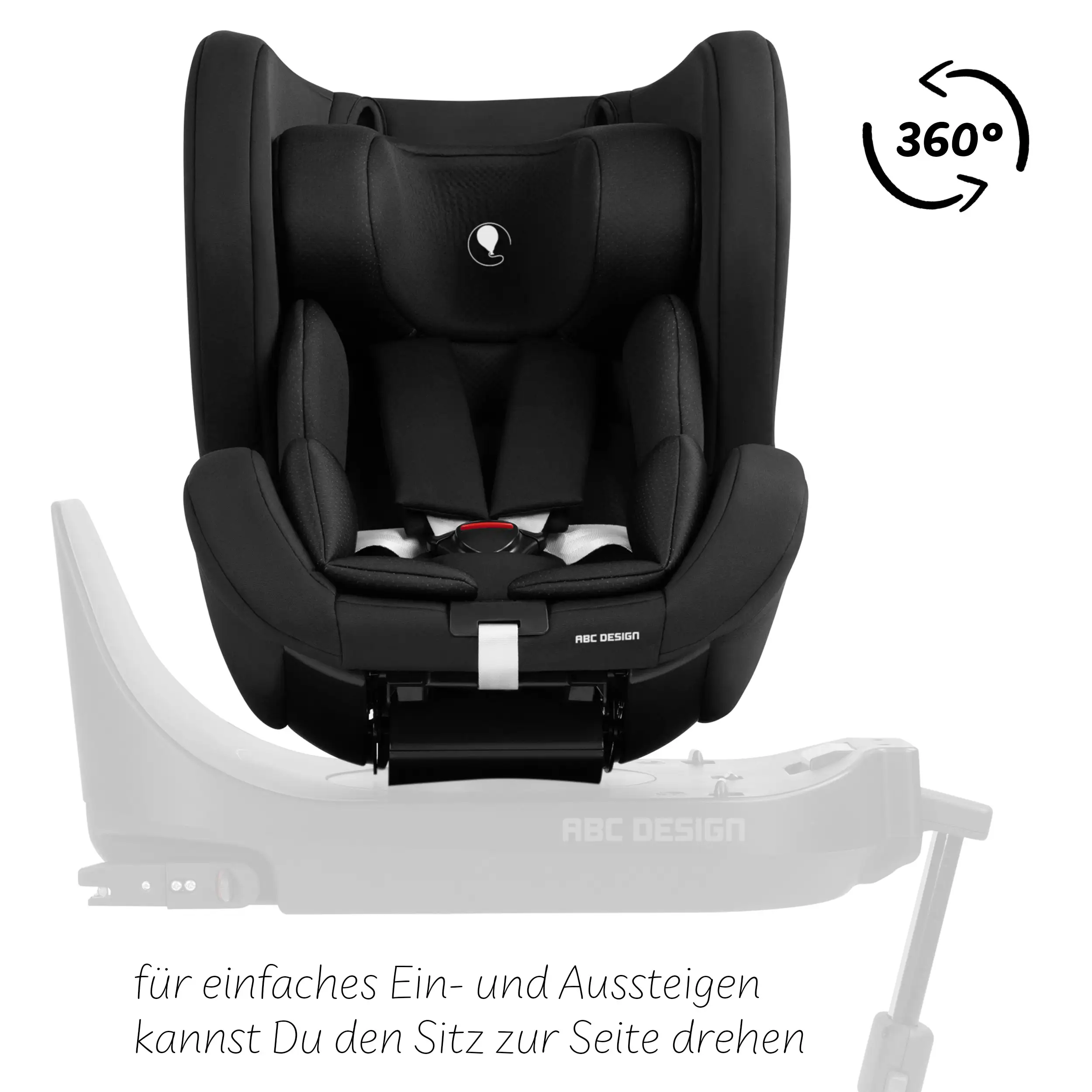 Siège auto Reboard Lily i-Size (de la naissance à 4 ans) - Black