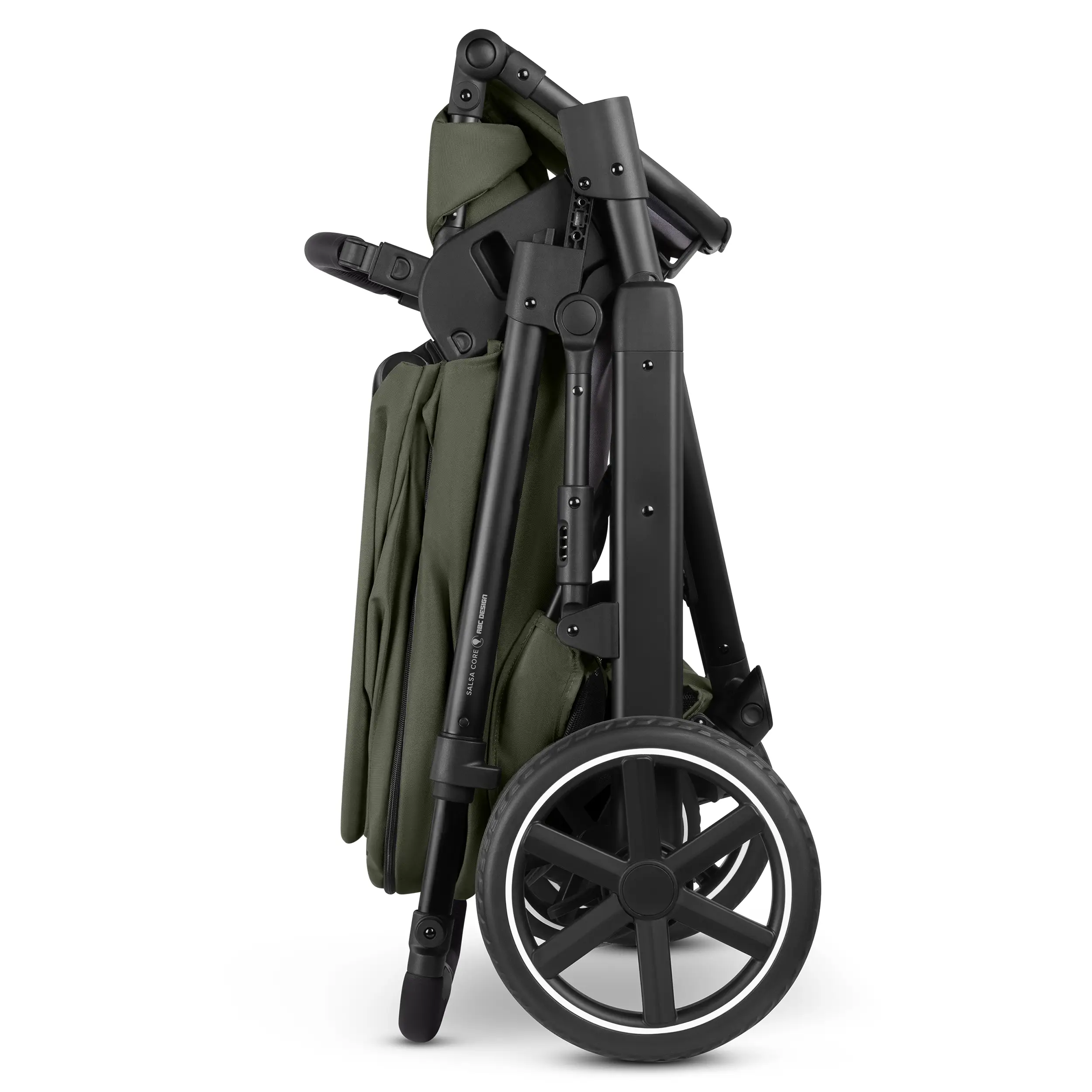 Ensemble poussette 3en1 Salsa Core avec siège auto pour bébé Calla à fonction allongée - Olive