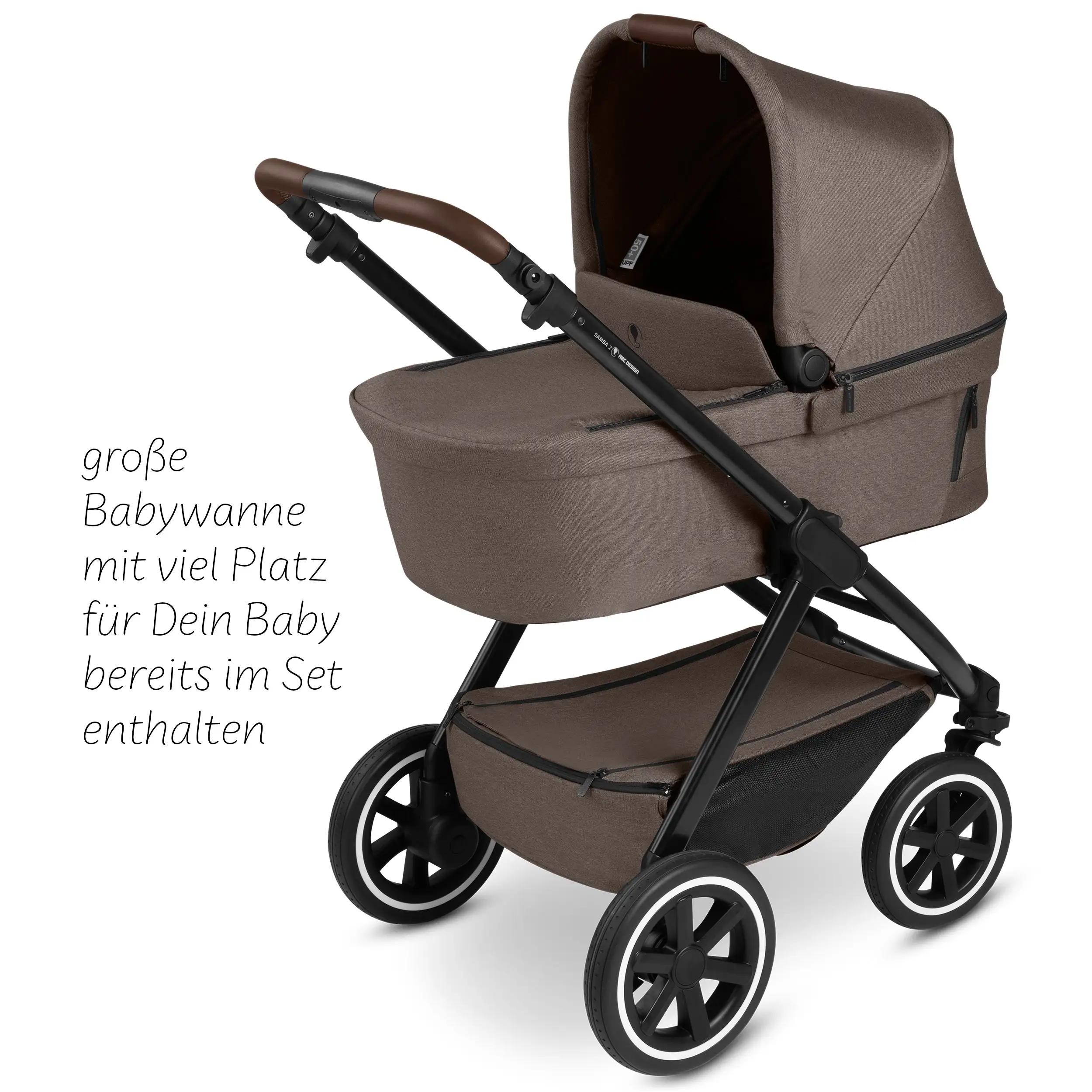 Kit poussette 4en1 Samba 2 avec Base Isofix - Nature
