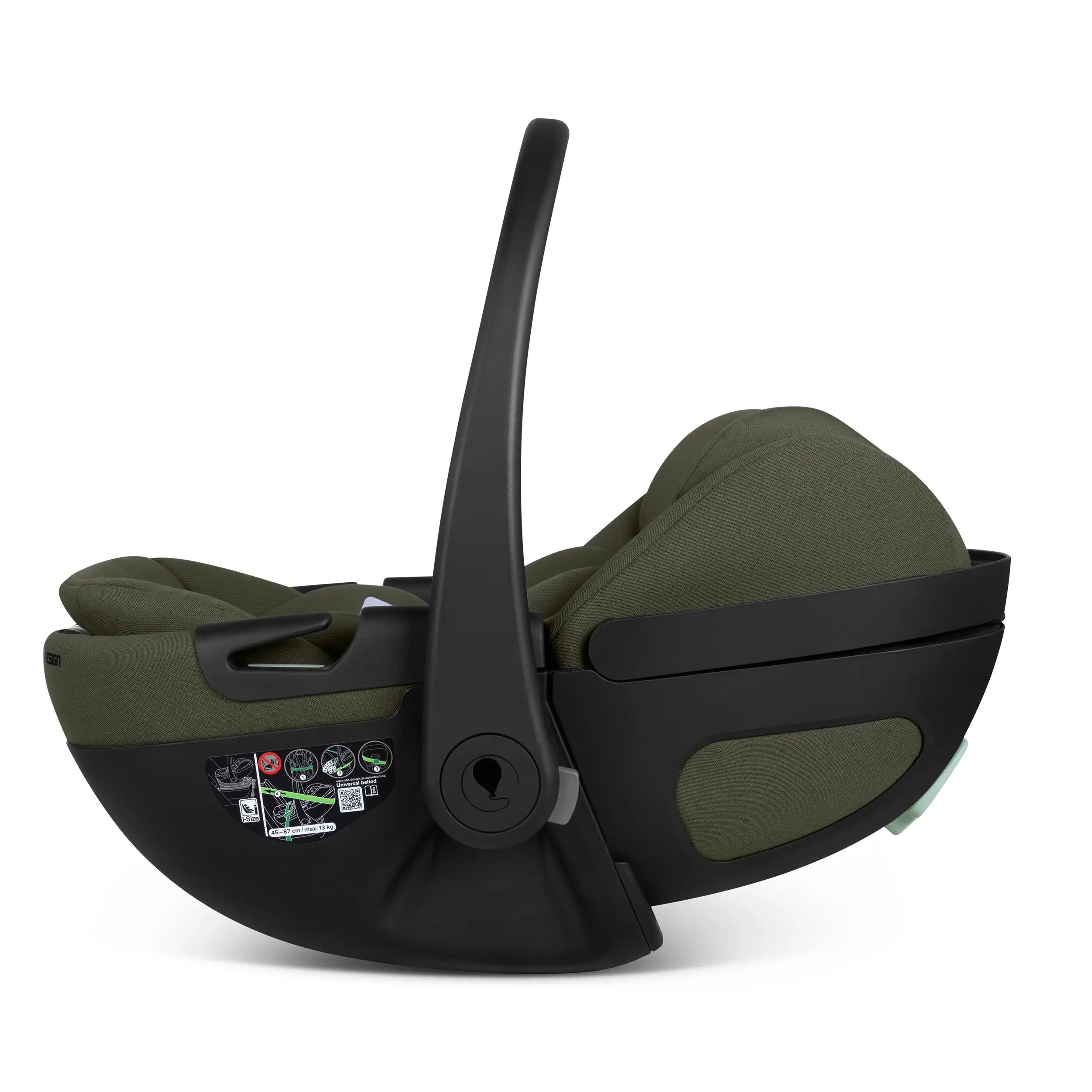 Coque auto pour bébé avec fonction allongée Calla i-Size - Olive