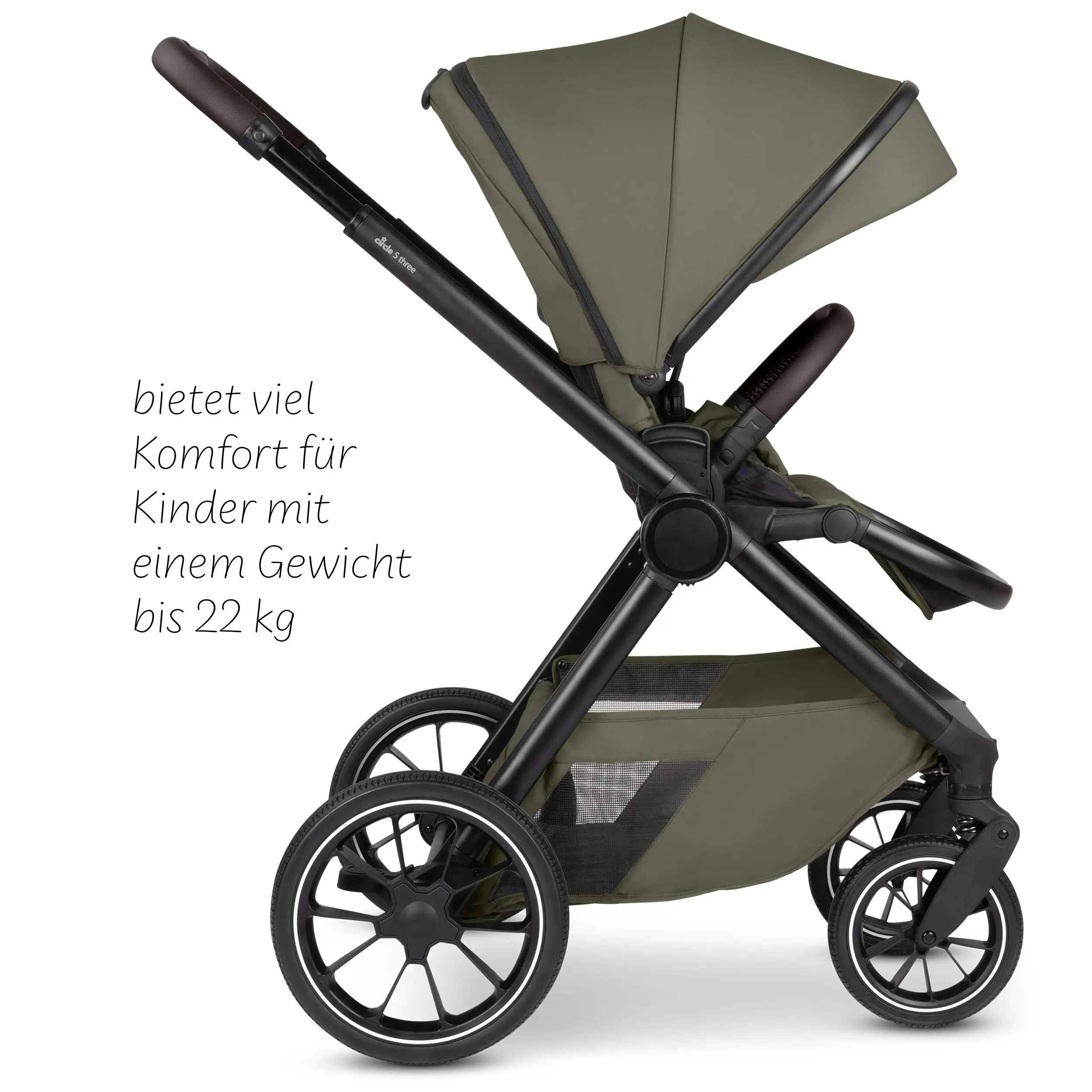 Poussette 2en1 S Three - Wheat