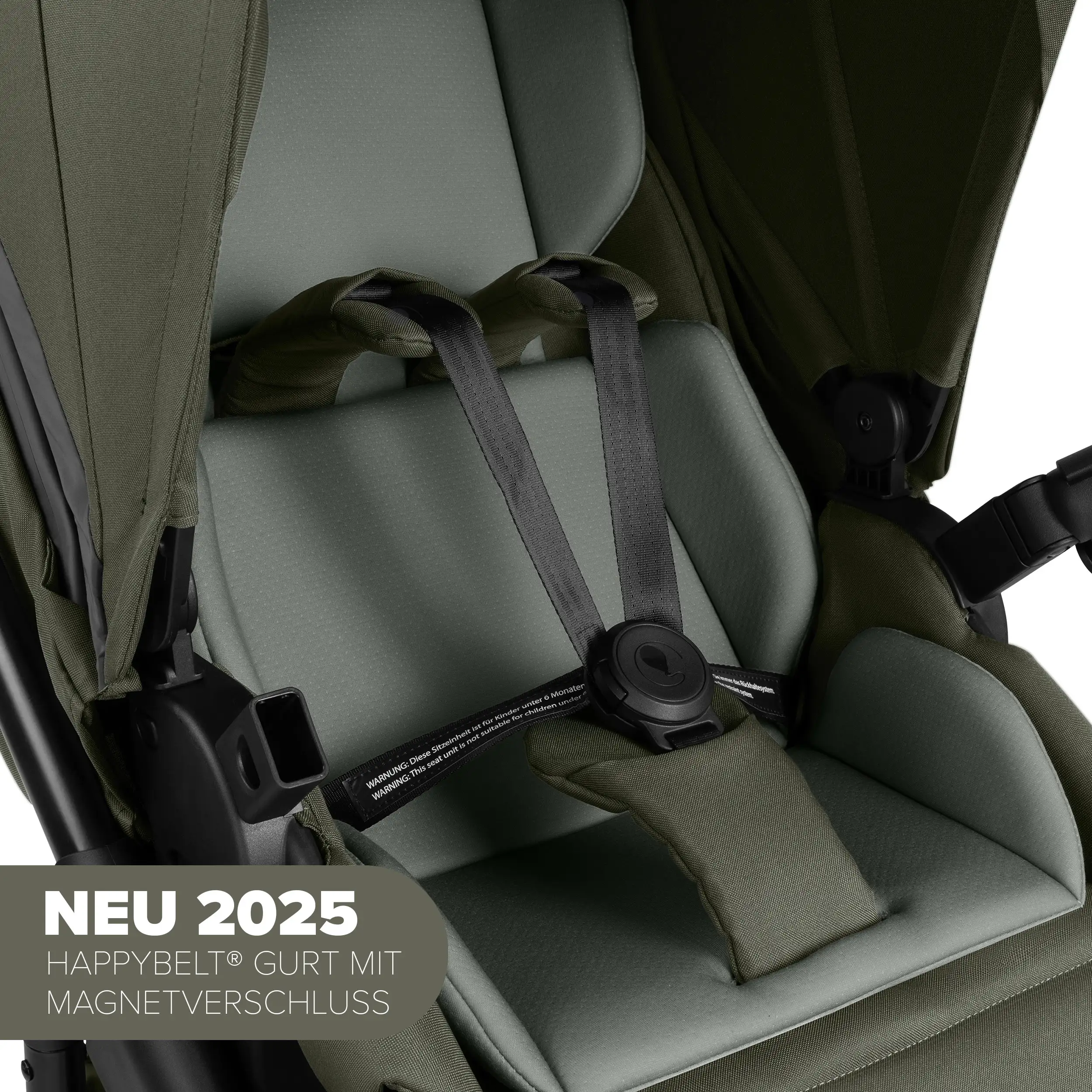 Ensemble poussette 3 en 1 Salsa 5 Run - Avocado