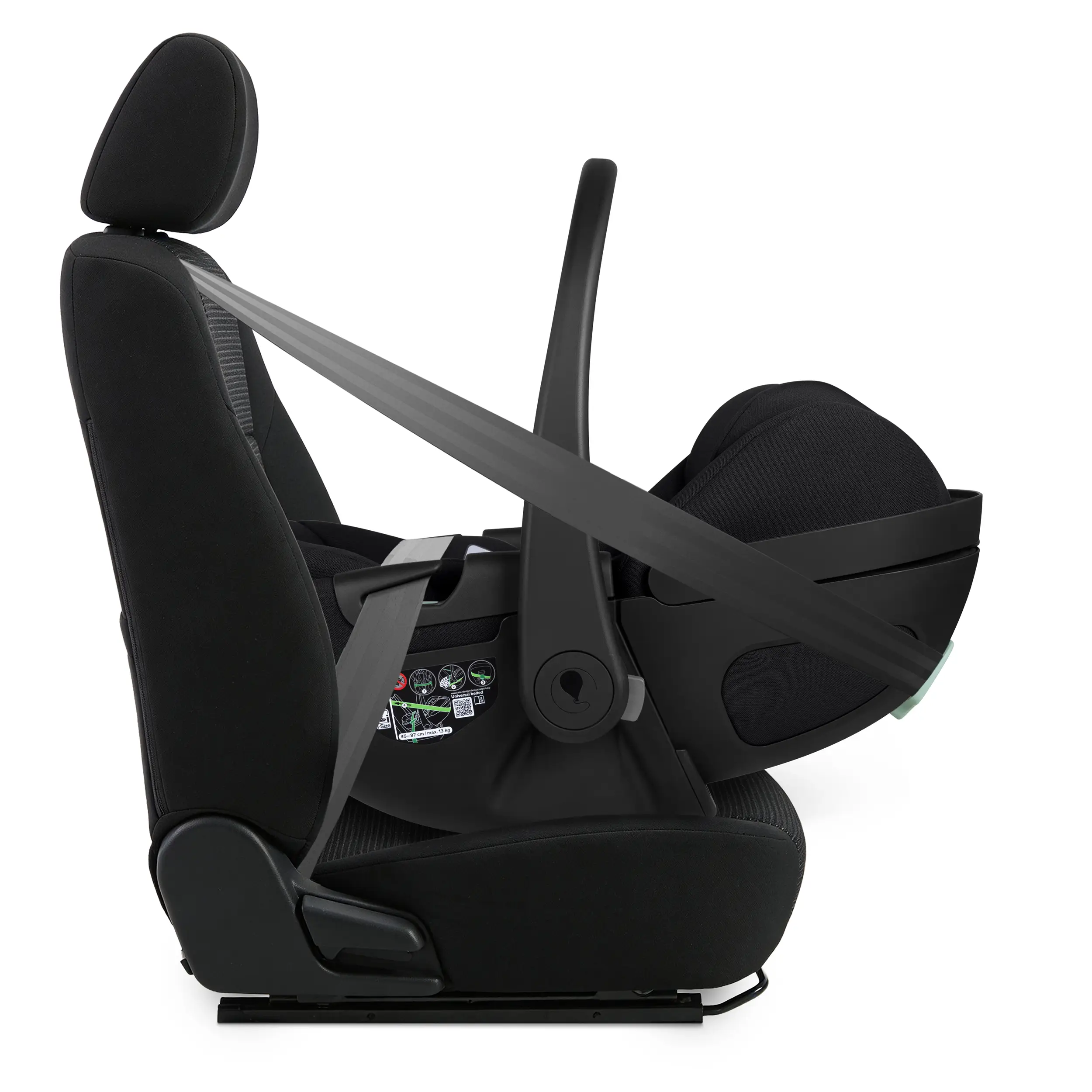 Coque auto pour bébé avec fonction allongée Calla i-Size - Ink