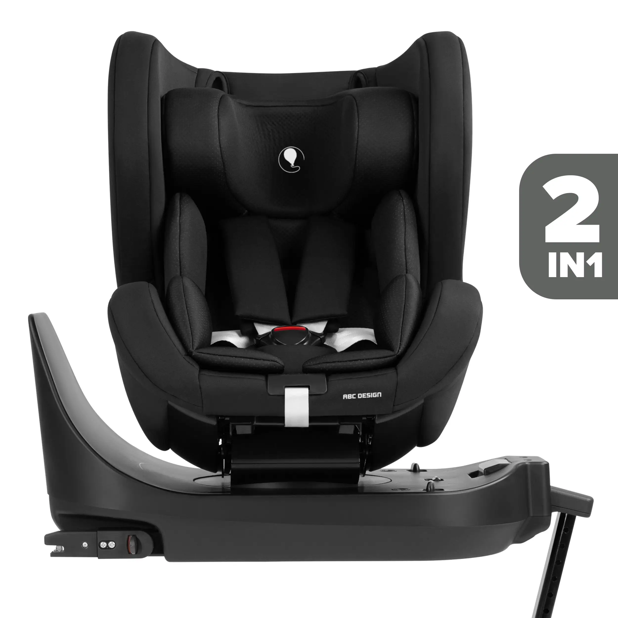 Siège enfant Lily i-Size avec base Isofix pivotante Root - Black