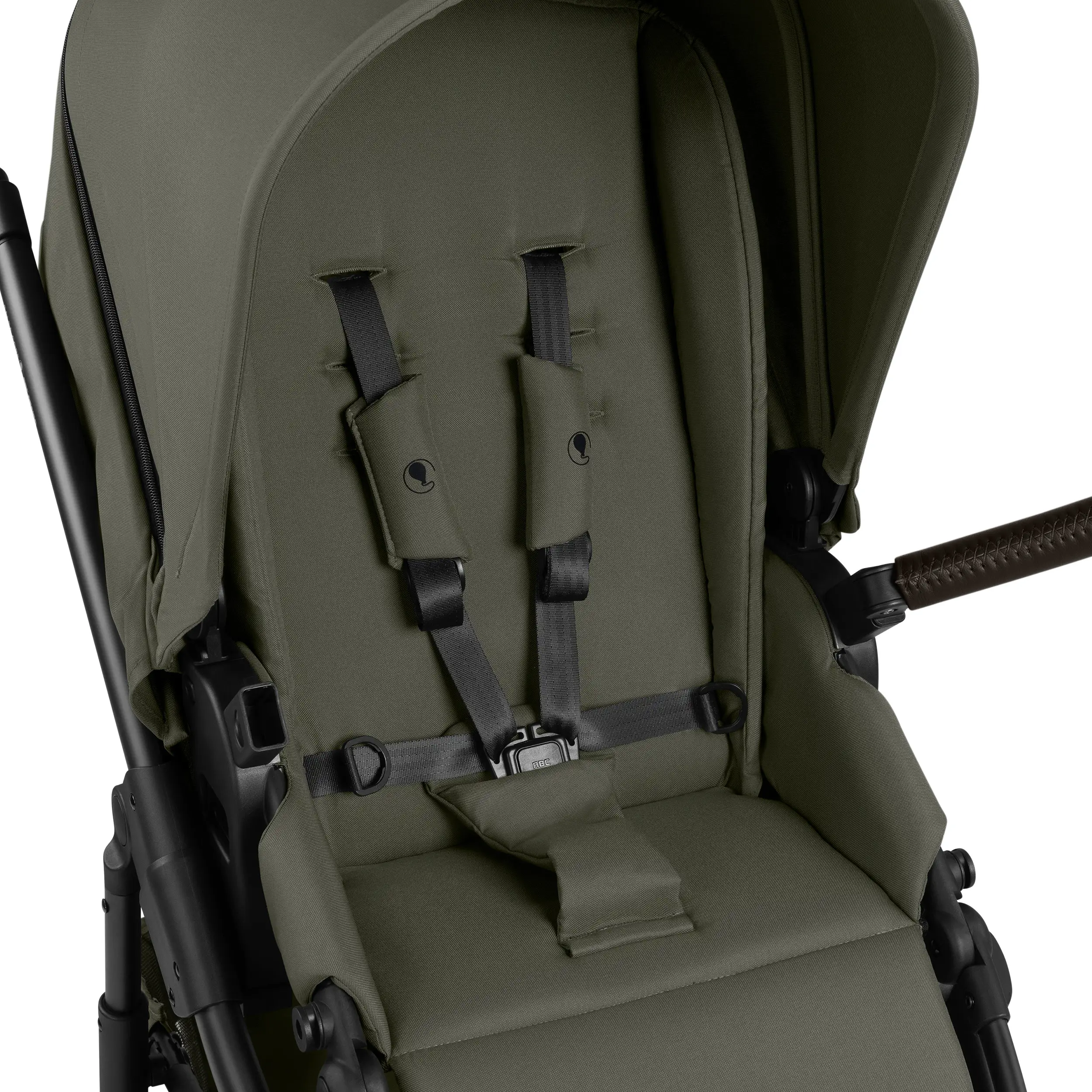 Ensemble poussette 4en1 Salsa Core avec coque auto inclinable Calla et base ISOFIX Root - Olive